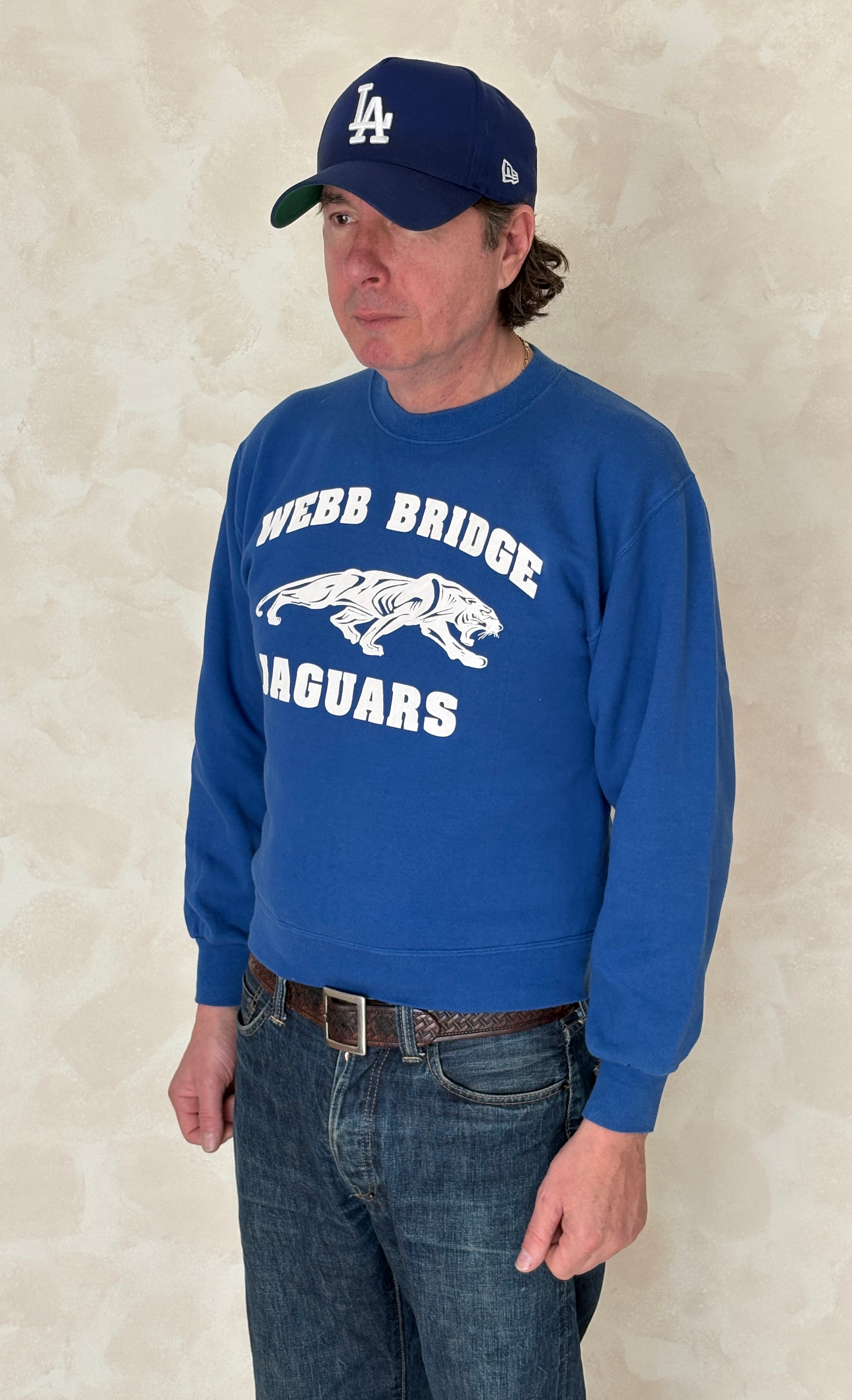 Size S Crew Neck Jaguars Made in USA By Jerzees - USA Vintage Bcn