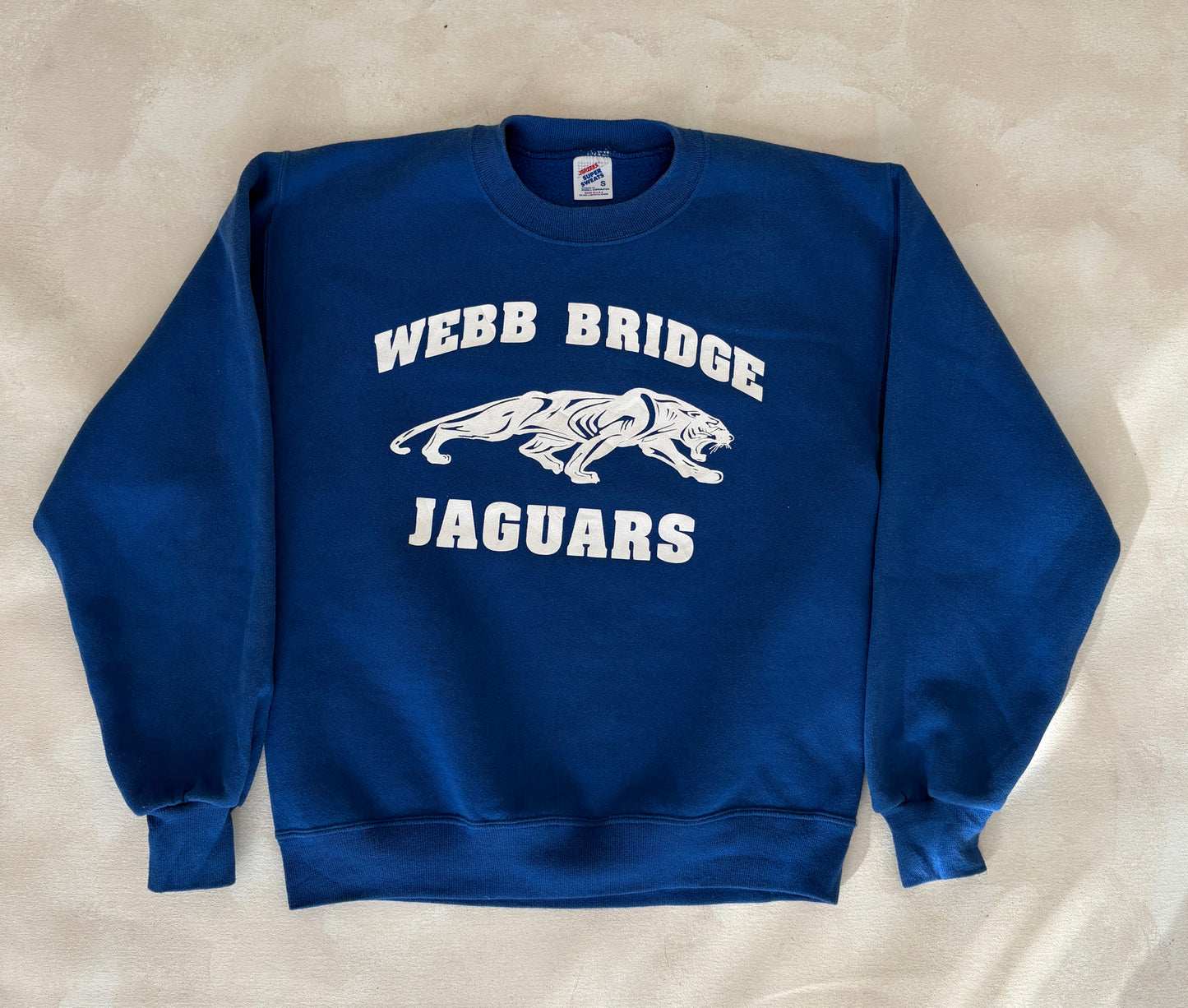 Size S Crew Neck Jaguars Made in USA By Jerzees - USA Vintage Bcn