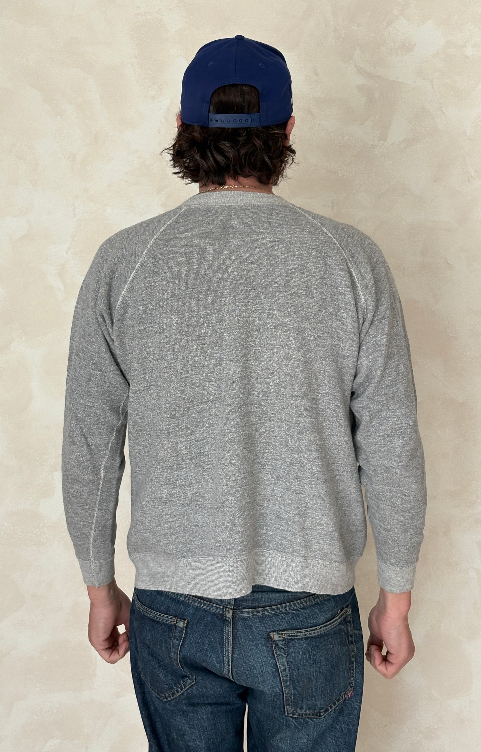 Size L Crew Neck 80s Made in USA - USA Vintage Bcn