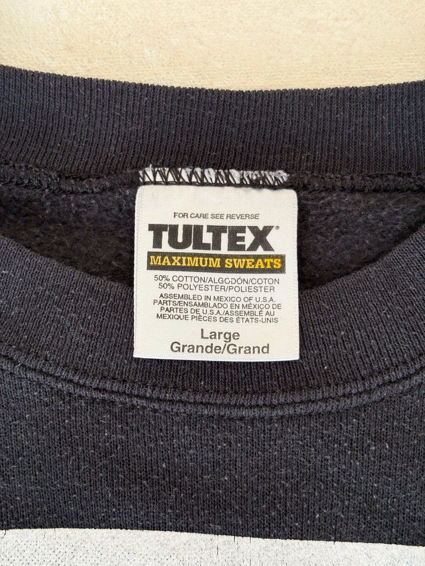 Size L Crew Neck Panthers California Made By Tultex - USA Vintage Bcn