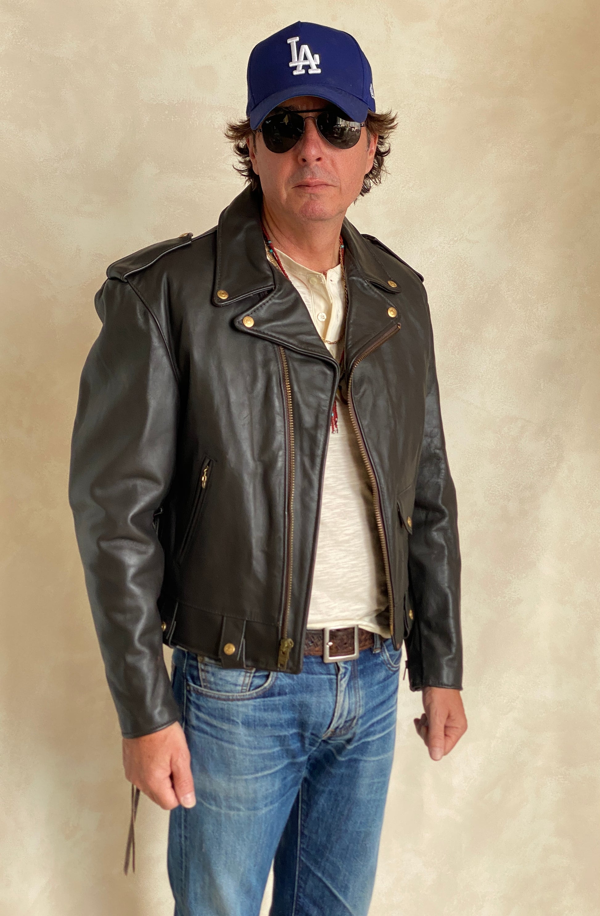 Size 40 USA (50 EU) Vintage New Schott Perfecto leather jacket. Made in USA - USA Vintage Bcn
