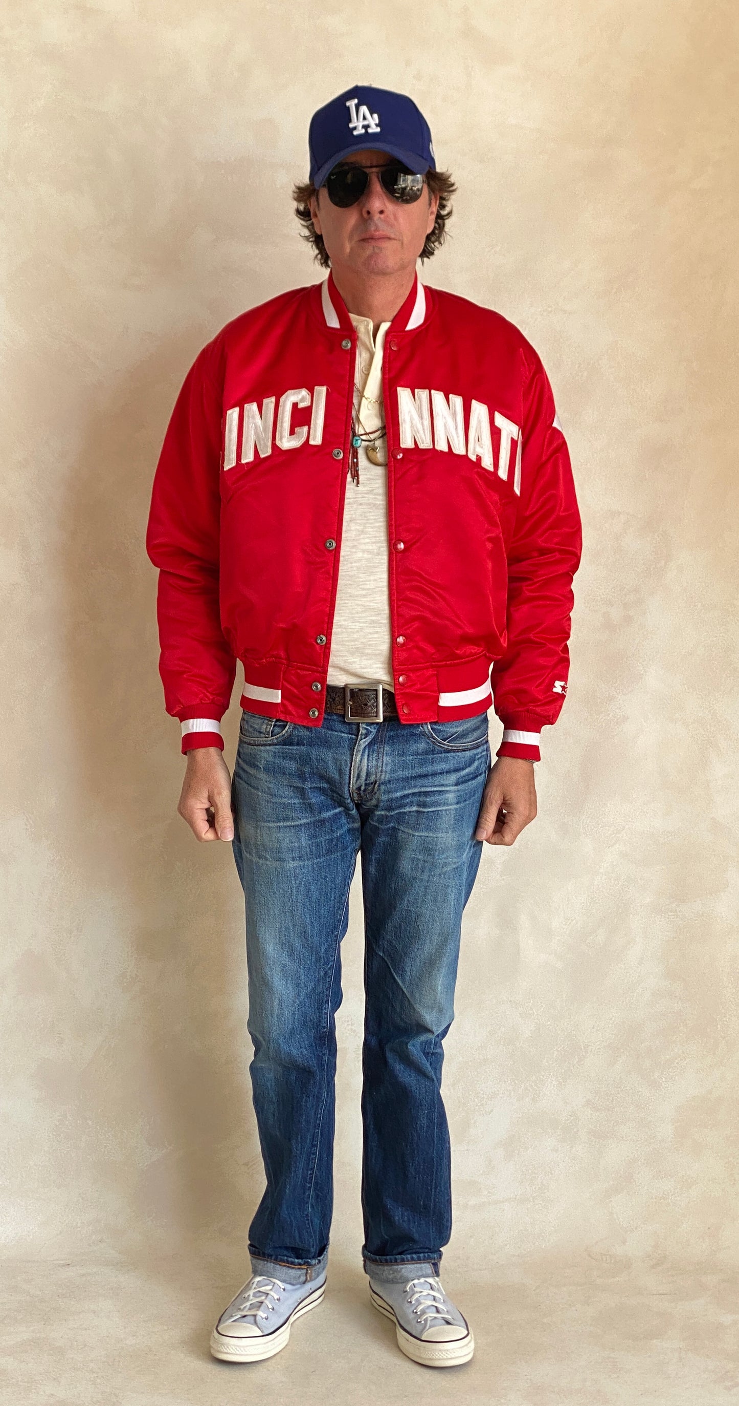 Med.  80s Vintage Cincinnati Starter jacket Made in USA
