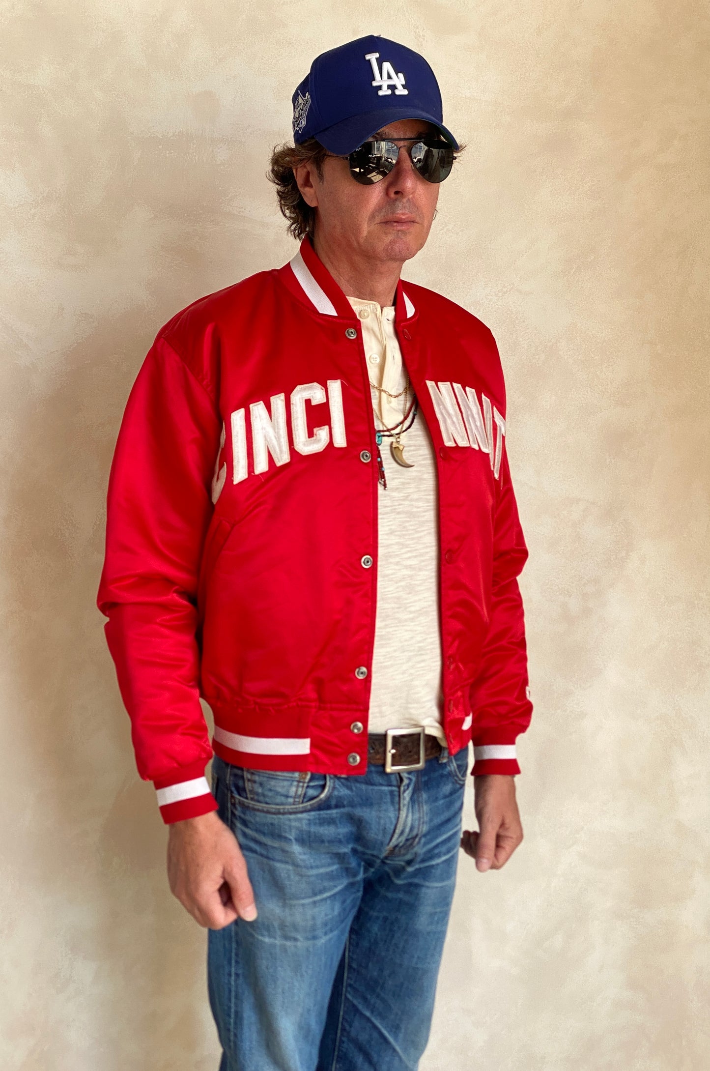 Med.  80s Vintage Cincinnati Starter jacket Made in USA