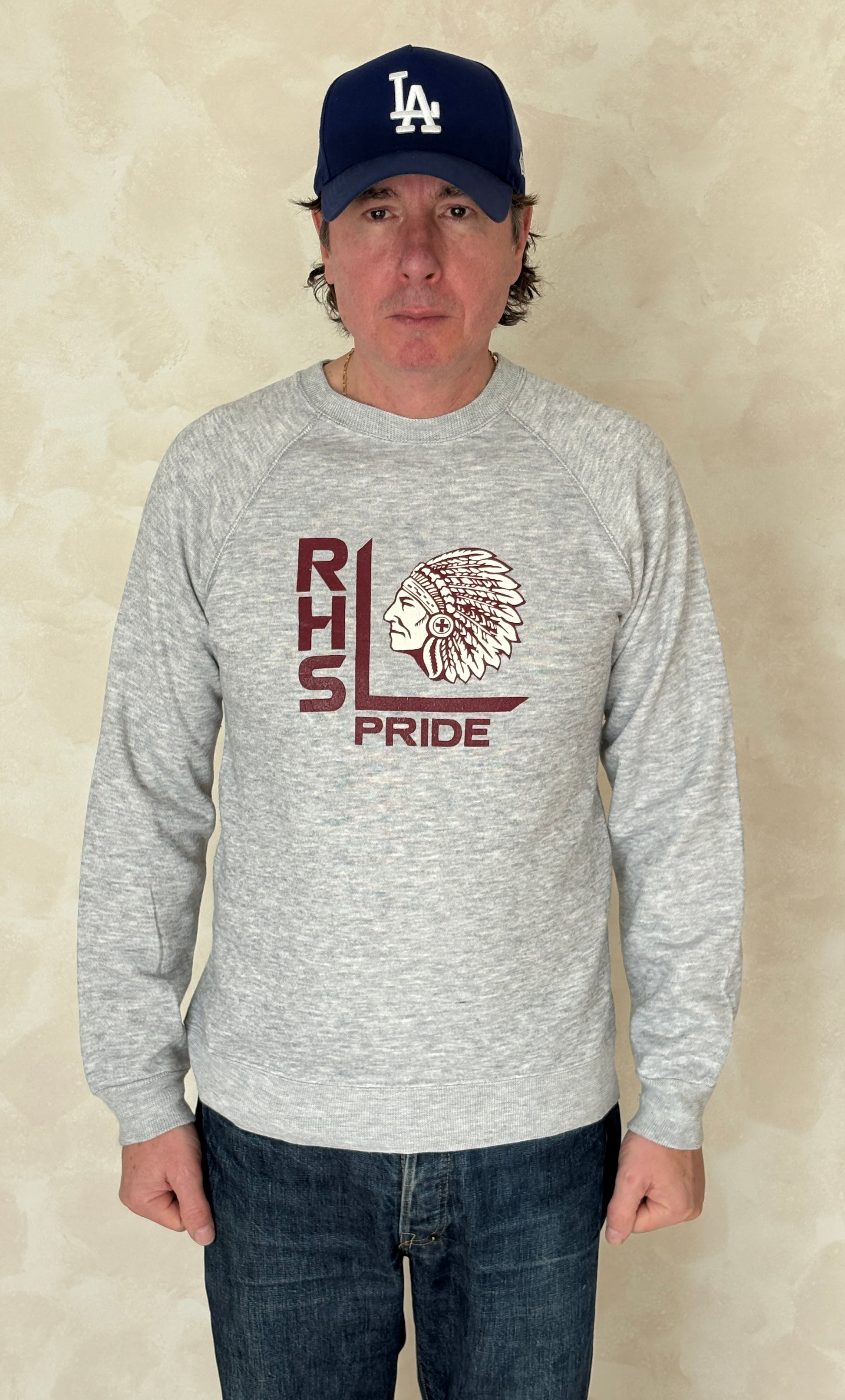 Size L Crew Neck Rhs Pride Made in USA By Nasco - USA Vintage Bcn