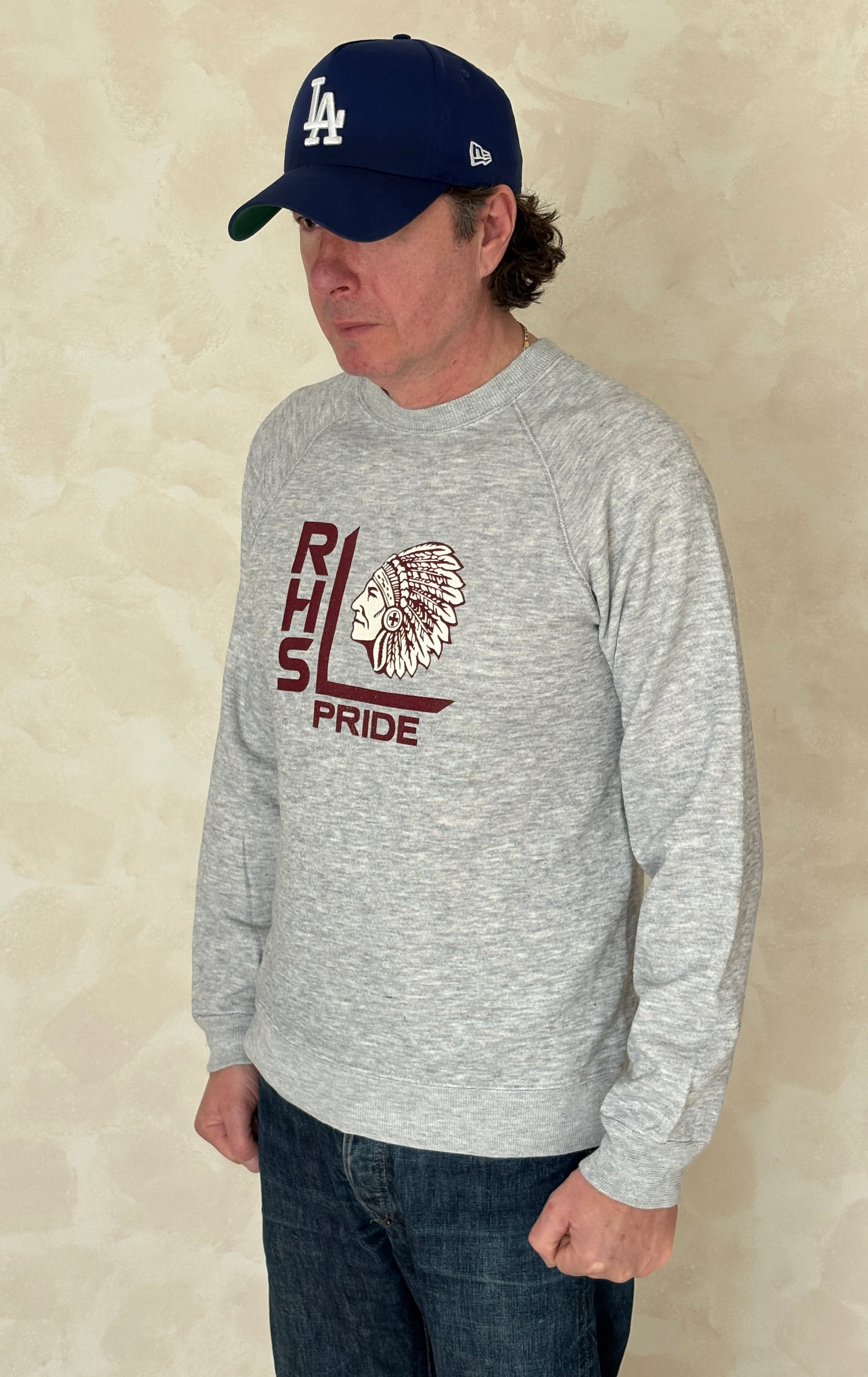 Size L Crew Neck Rhs Pride Made in USA By Nasco - USA Vintage Bcn
