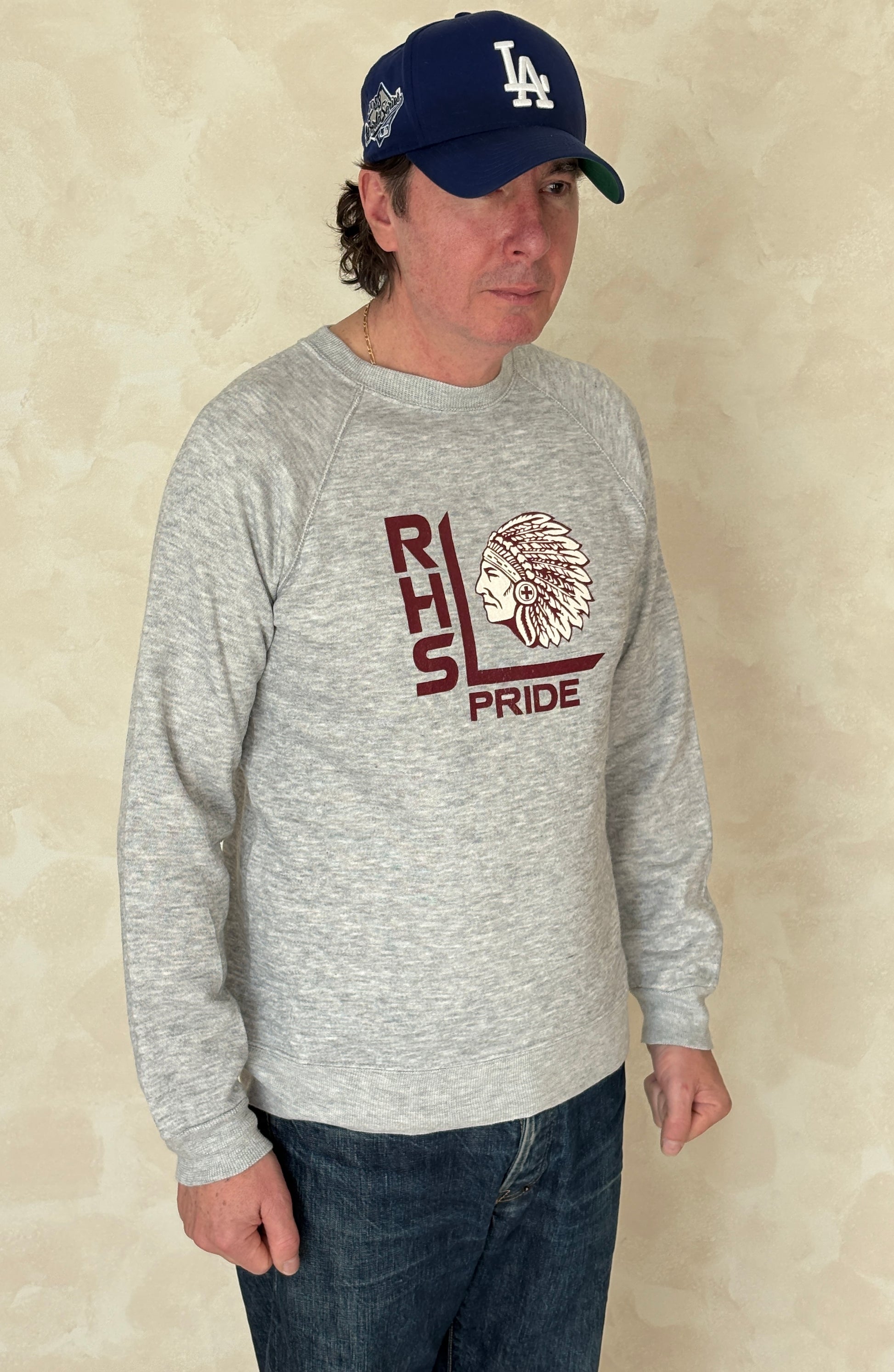Size L Crew Neck Rhs Pride Made in USA By Nasco - USA Vintage Bcn