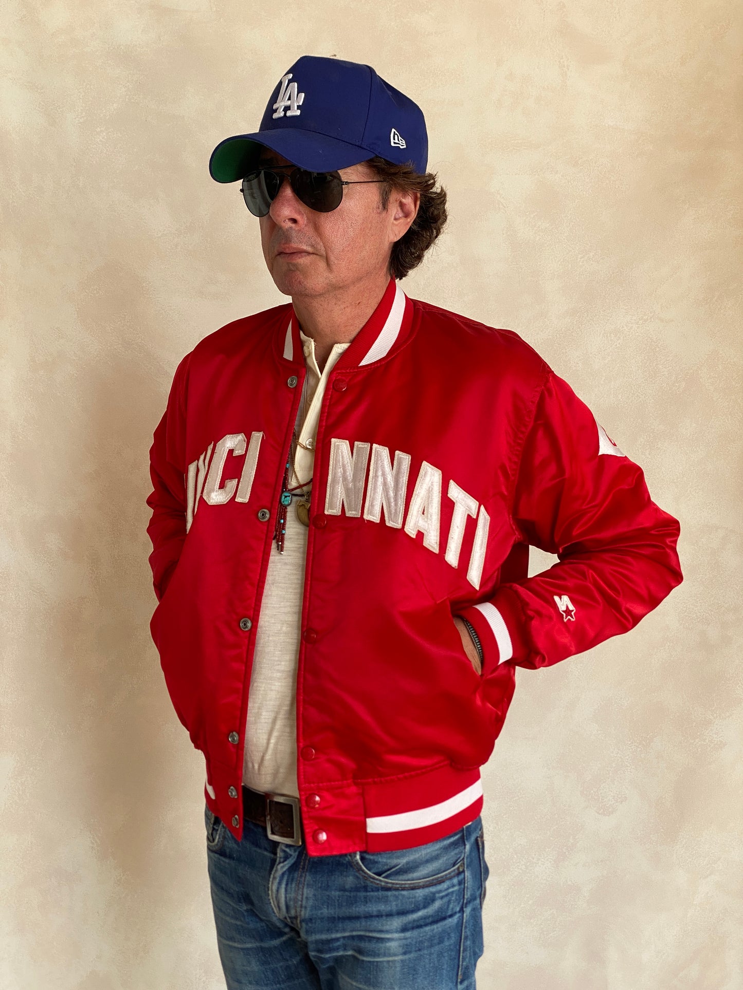 Med.  80s Vintage Cincinnati Starter jacket Made in USA