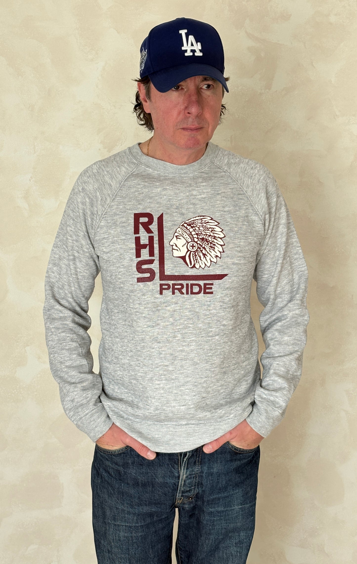 Size L Crew Neck Rhs Pride Made in USA By Nasco - USA Vintage Bcn