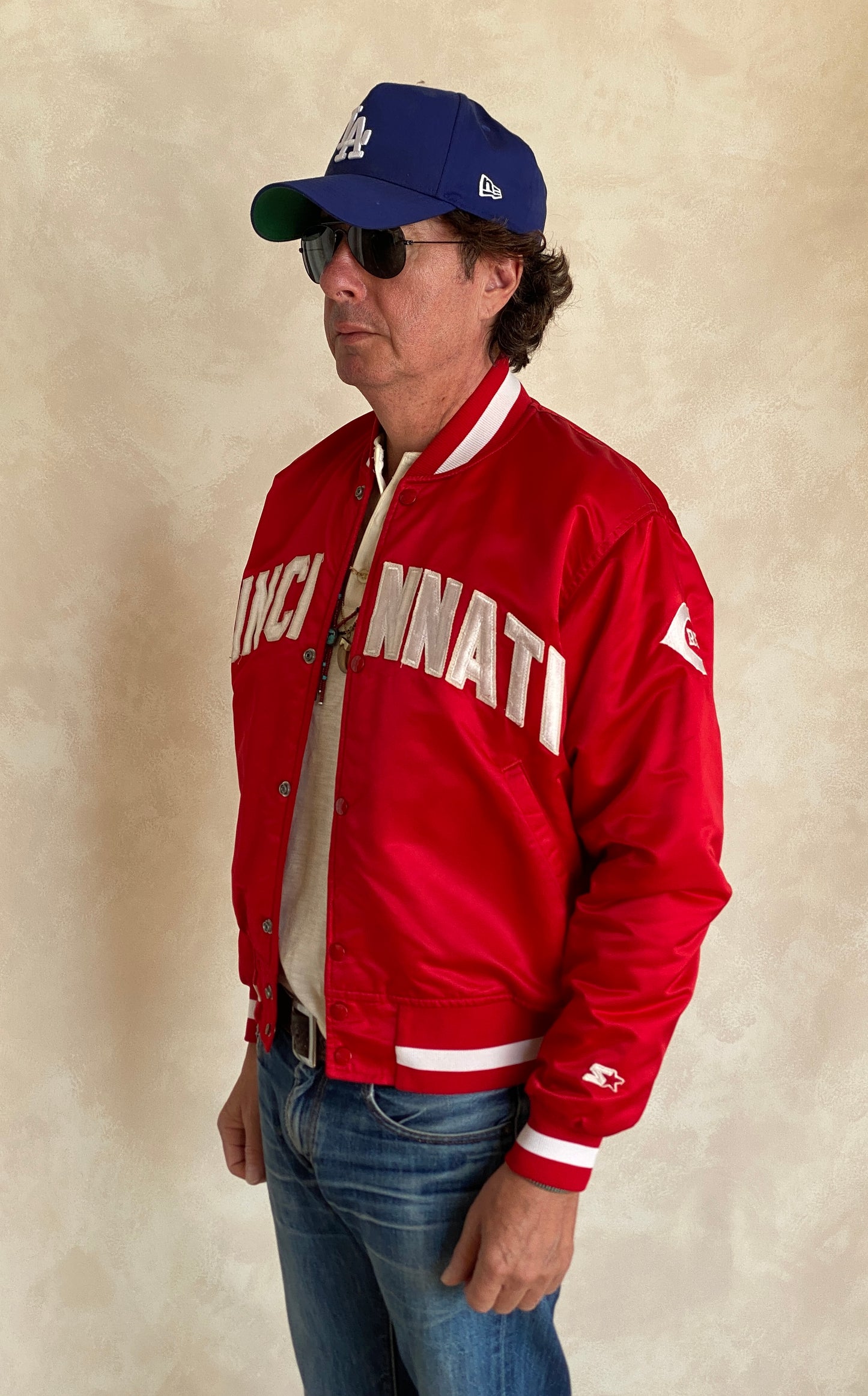 Med.  80s Vintage Cincinnati Starter jacket Made in USA
