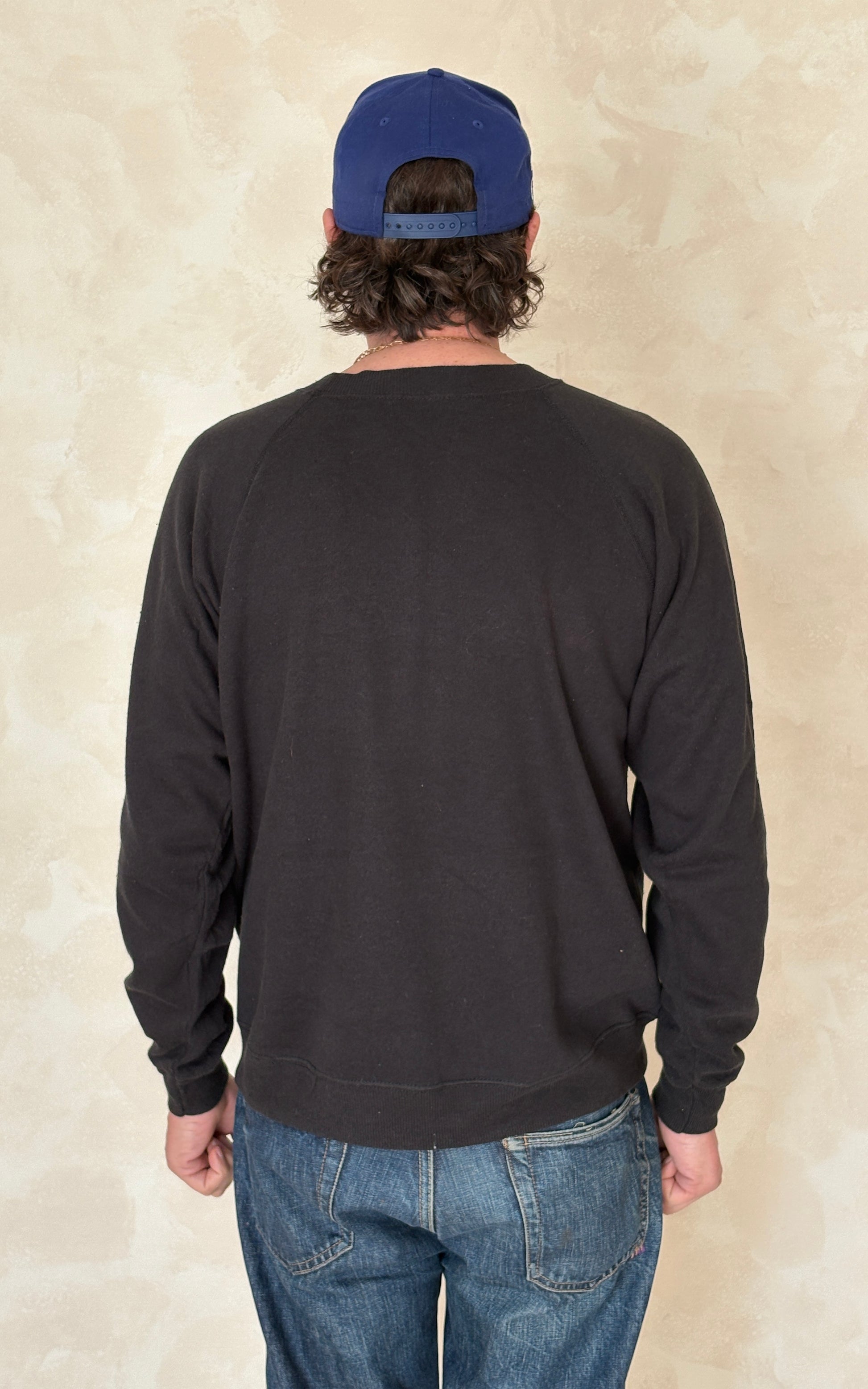 Size L Crew Neck 80s USS Enterprise CVN-65 Made In USA By Hanes - USA Vintage Bcn