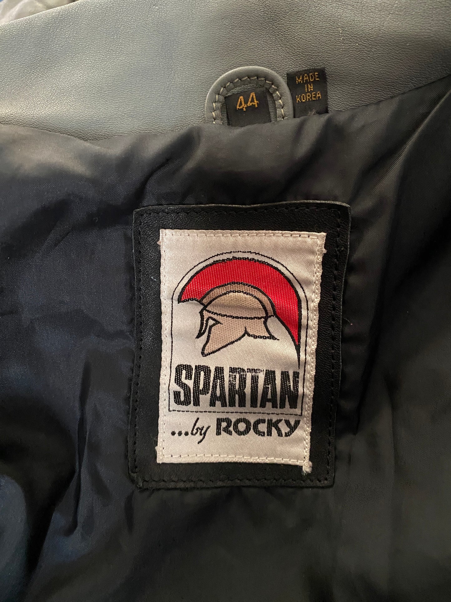 Vintage Spartan by Rocky Leather Motorcycle Jacket - Cafe Racer, Size 44 US (54 EU)-AJ357 Studio