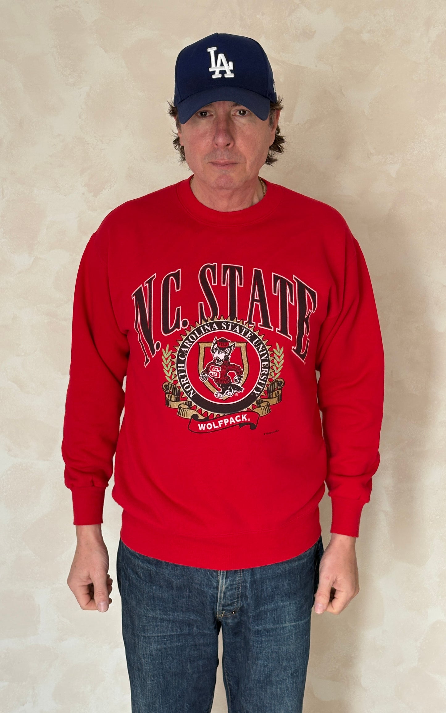 Size M Crew Neck N.C State Made By Nutmeg - USA Vintage Bcn
