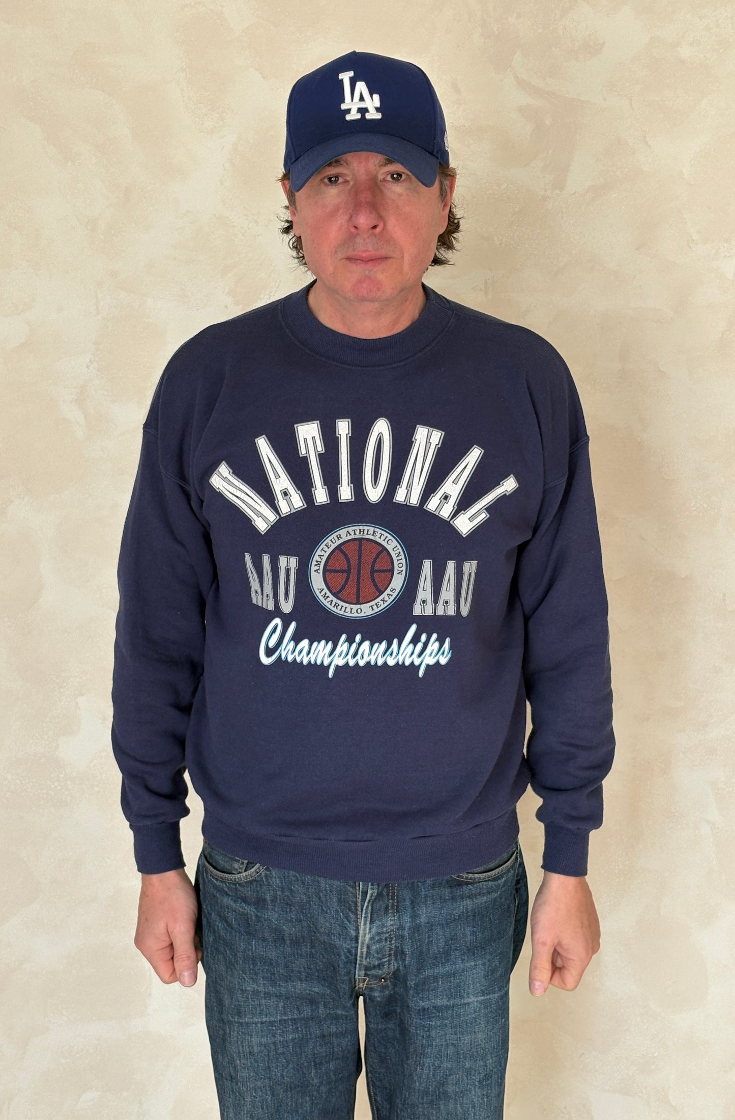 Size L Crew Neck National Championship Made In USA By Hanes - USA Vintage Bcn