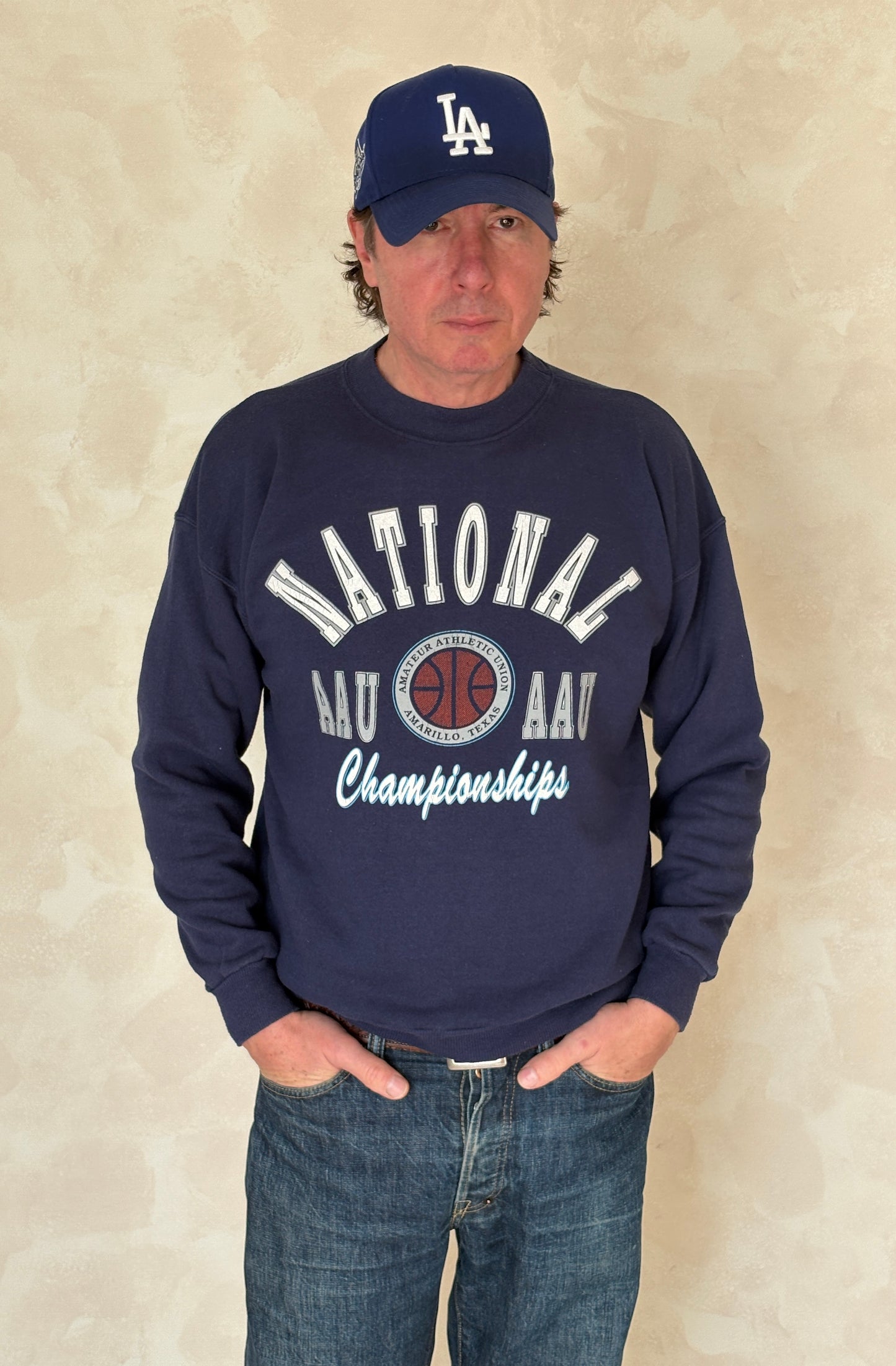 Size L Crew Neck National Championship Made In USA By Hanes - USA Vintage Bcn