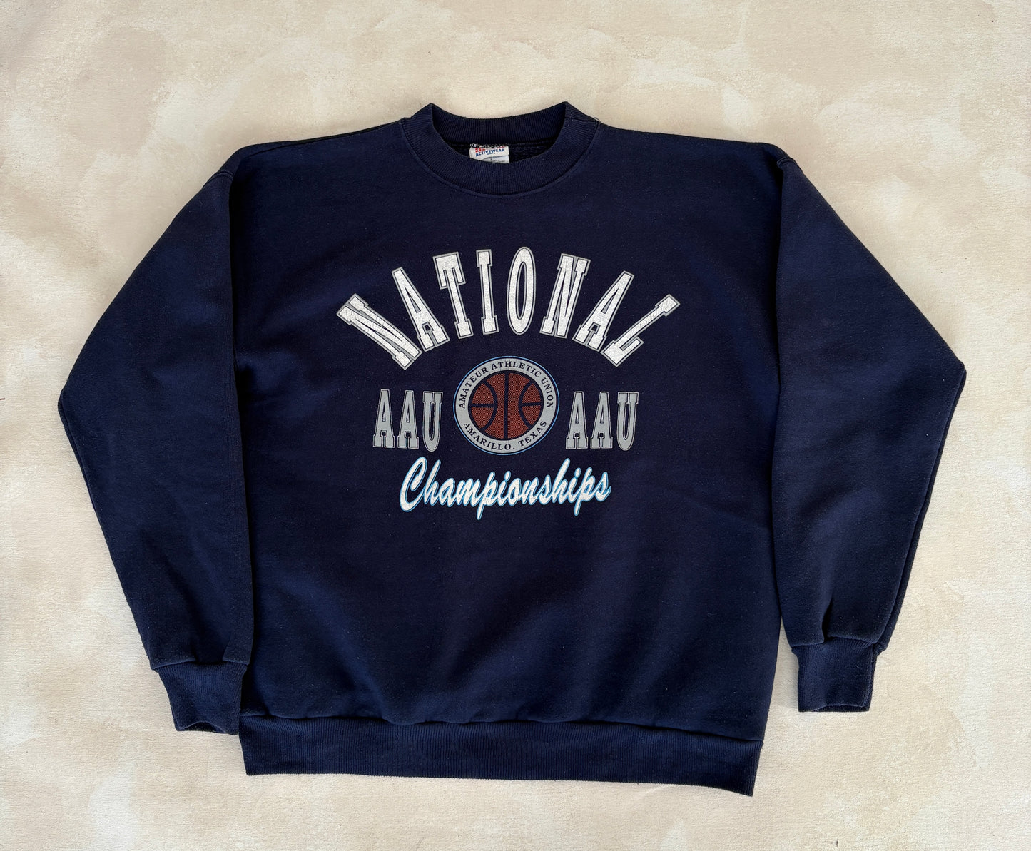 Size L Crew Neck National Championship Made In USA By Hanes - USA Vintage Bcn