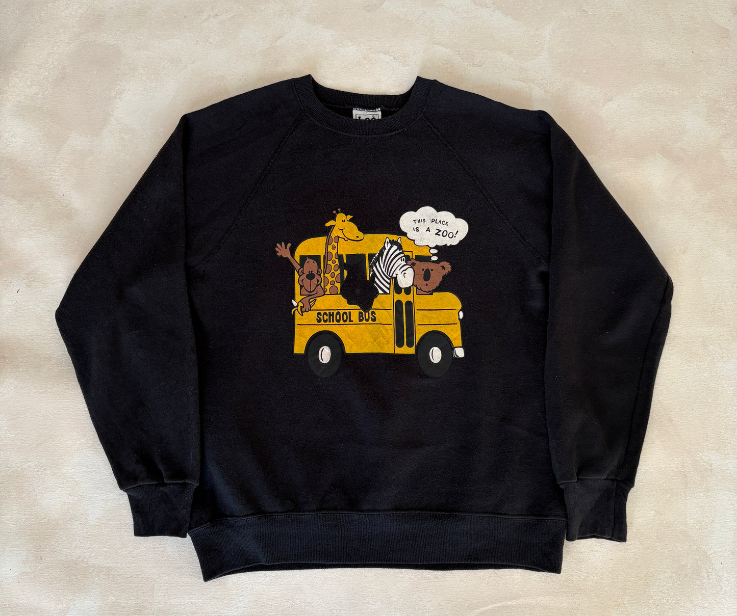 Size L School Bus 80s Made in USA By Lee - USA Vintage Bcn