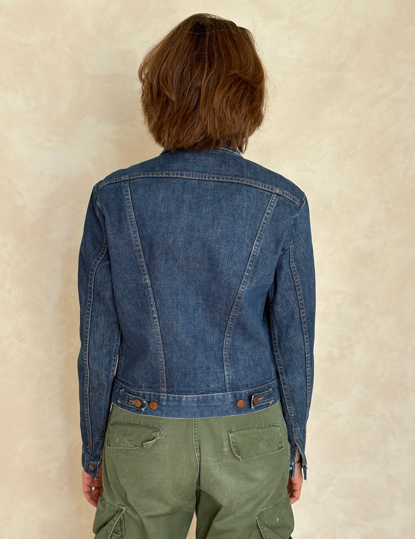 Size 36US . Vintage 70s Wrangler Denim Jacket – 4 Pockets