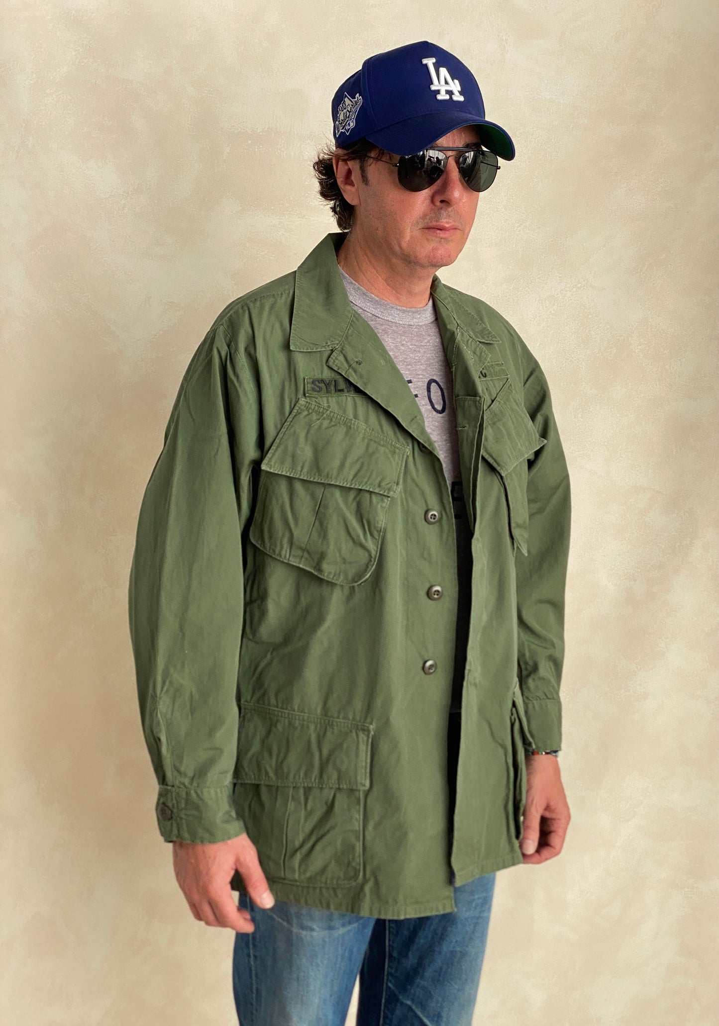Medium Reg. Authentic 1967 US Army Vintage Vietnam Jungle Jacket, DAC - USA Vintage Bcn