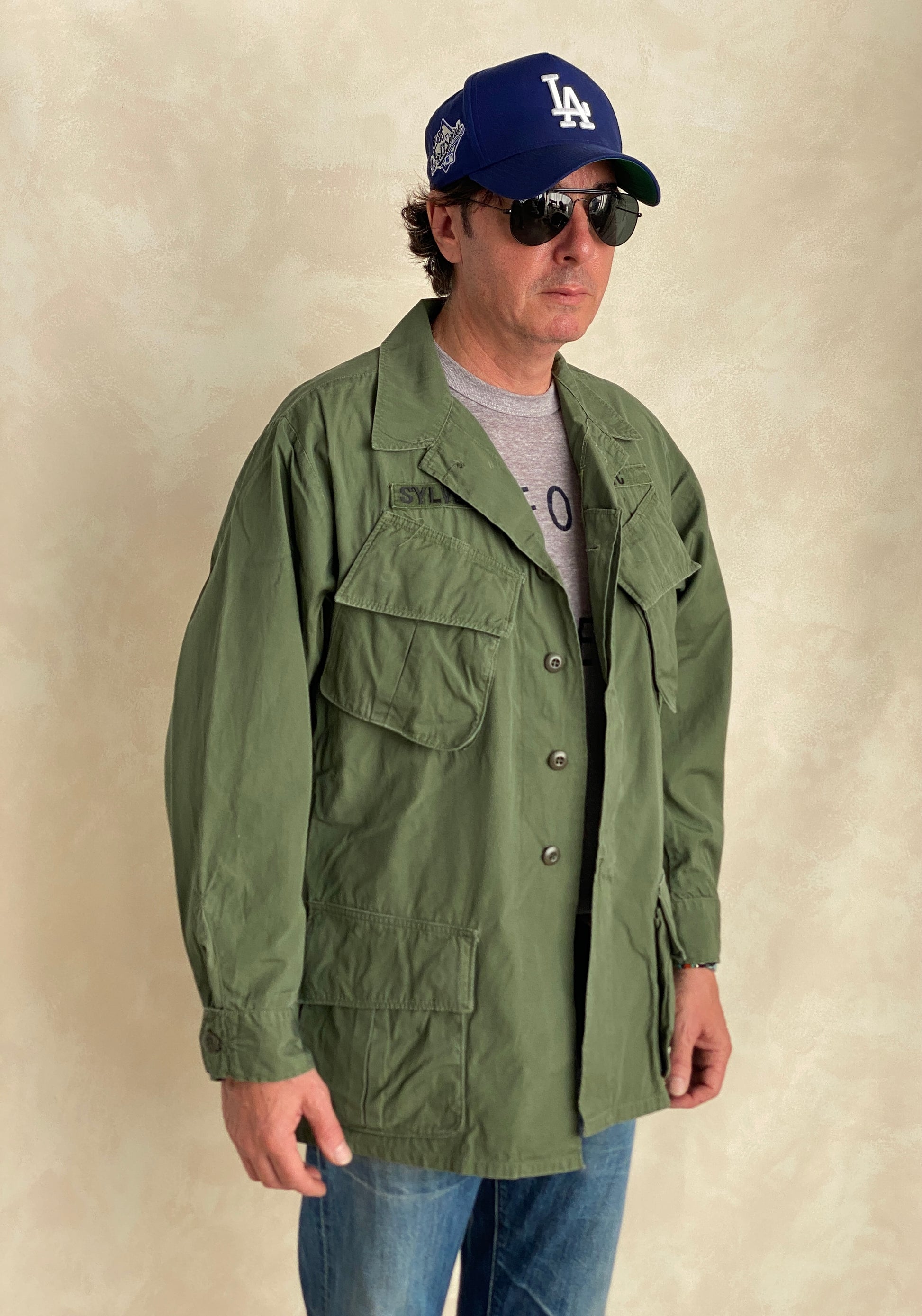 Medium Reg. Authentic 1967 US Army Vintage Vietnam Jungle Jacket, DAC - USA Vintage Bcn
