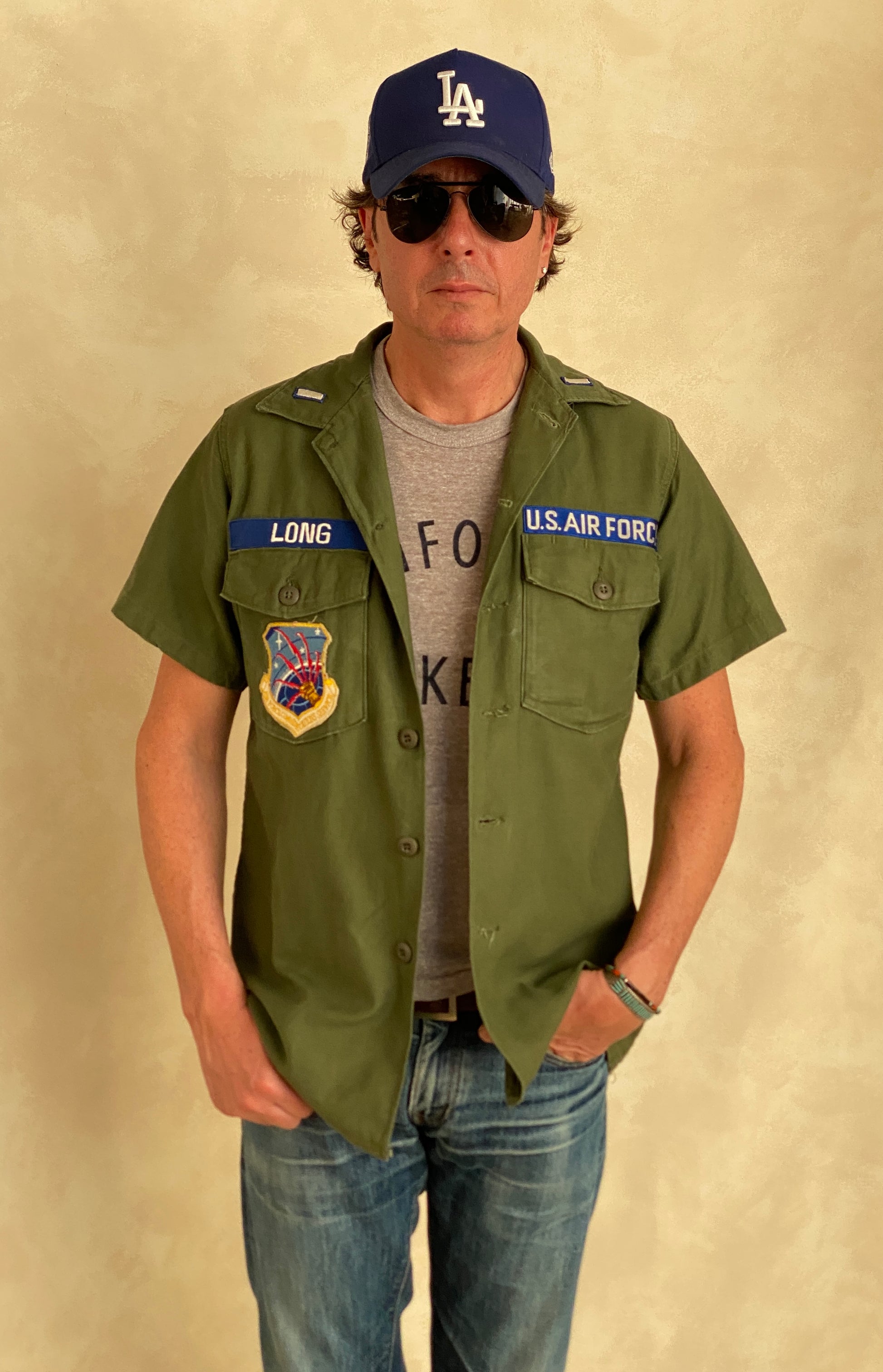Medium Authentic 1966 US Air Force Vintage Fatigue Shirt Vietnam Era | Classic Military Style | USA Vintage BCN -