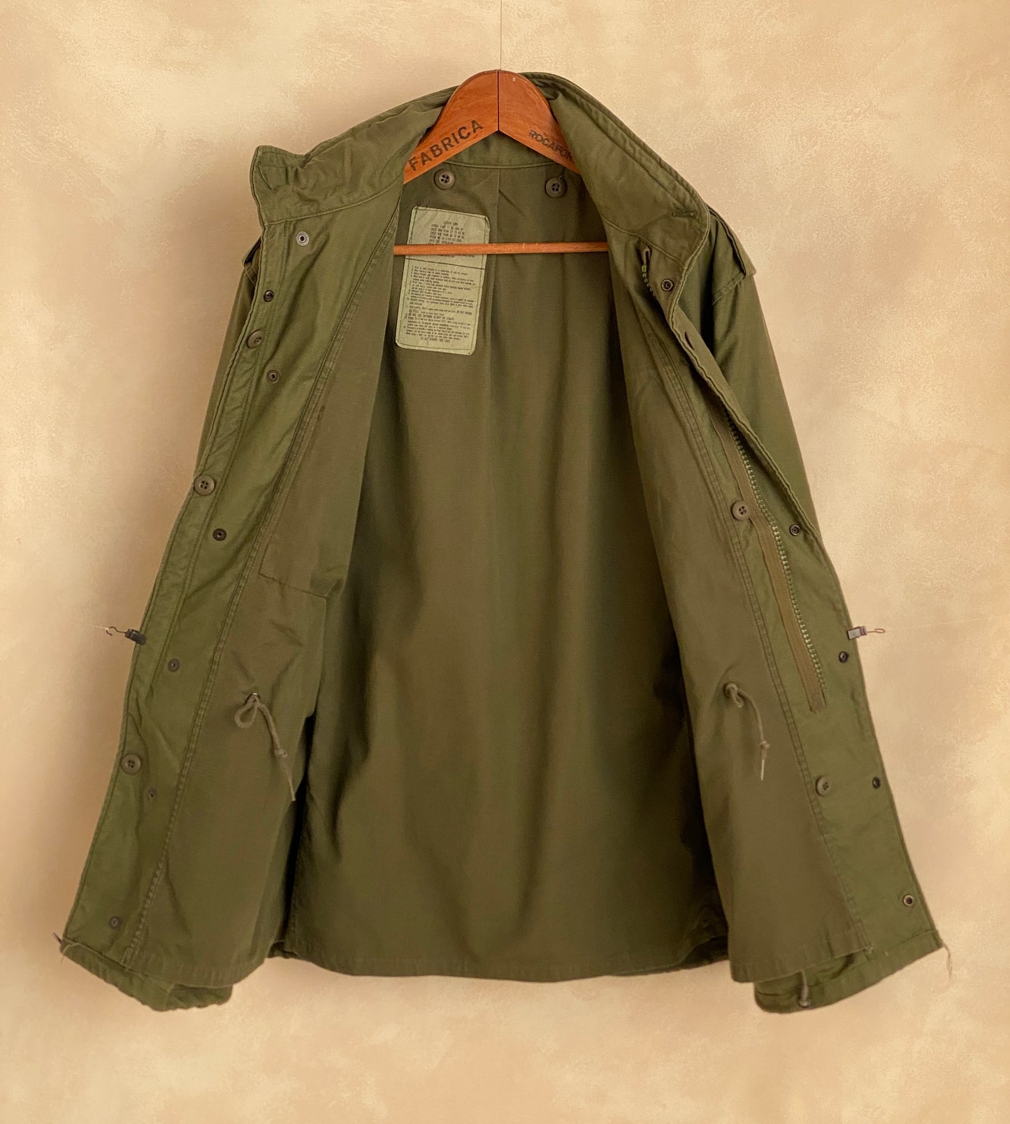Medium Long Authentic US Military 1986 Vintage M-65 Field Jacket | Classic Army Apparel