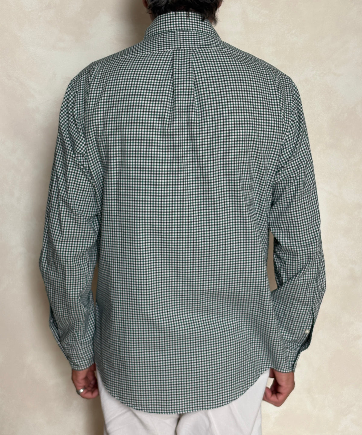 Vintage Ralph Lauren Custom Fit Gingham Check Shirt — Size Large