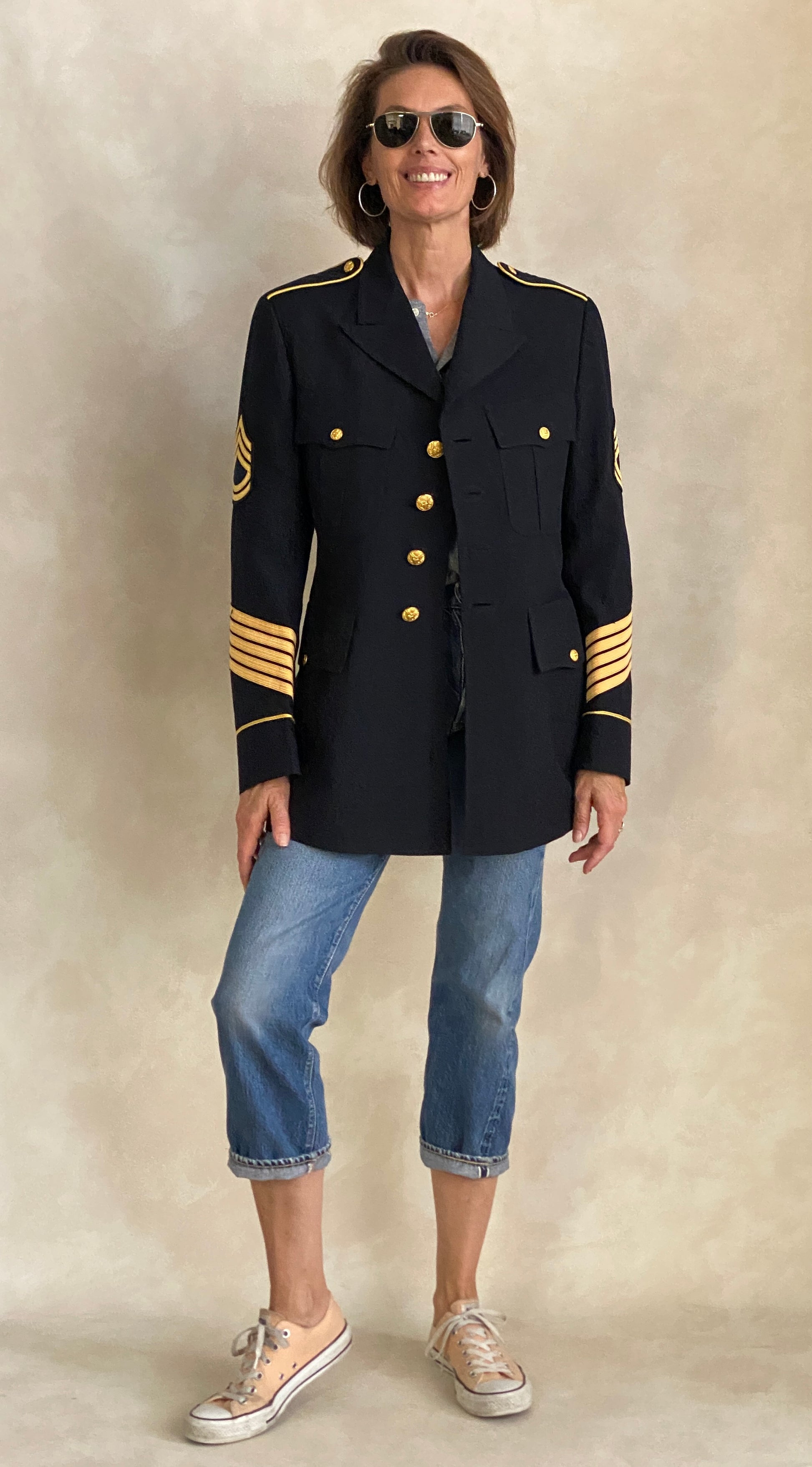 Size 39 Reg. Vintage US army service dress uniform Made in USA - USA Vintage Bcn