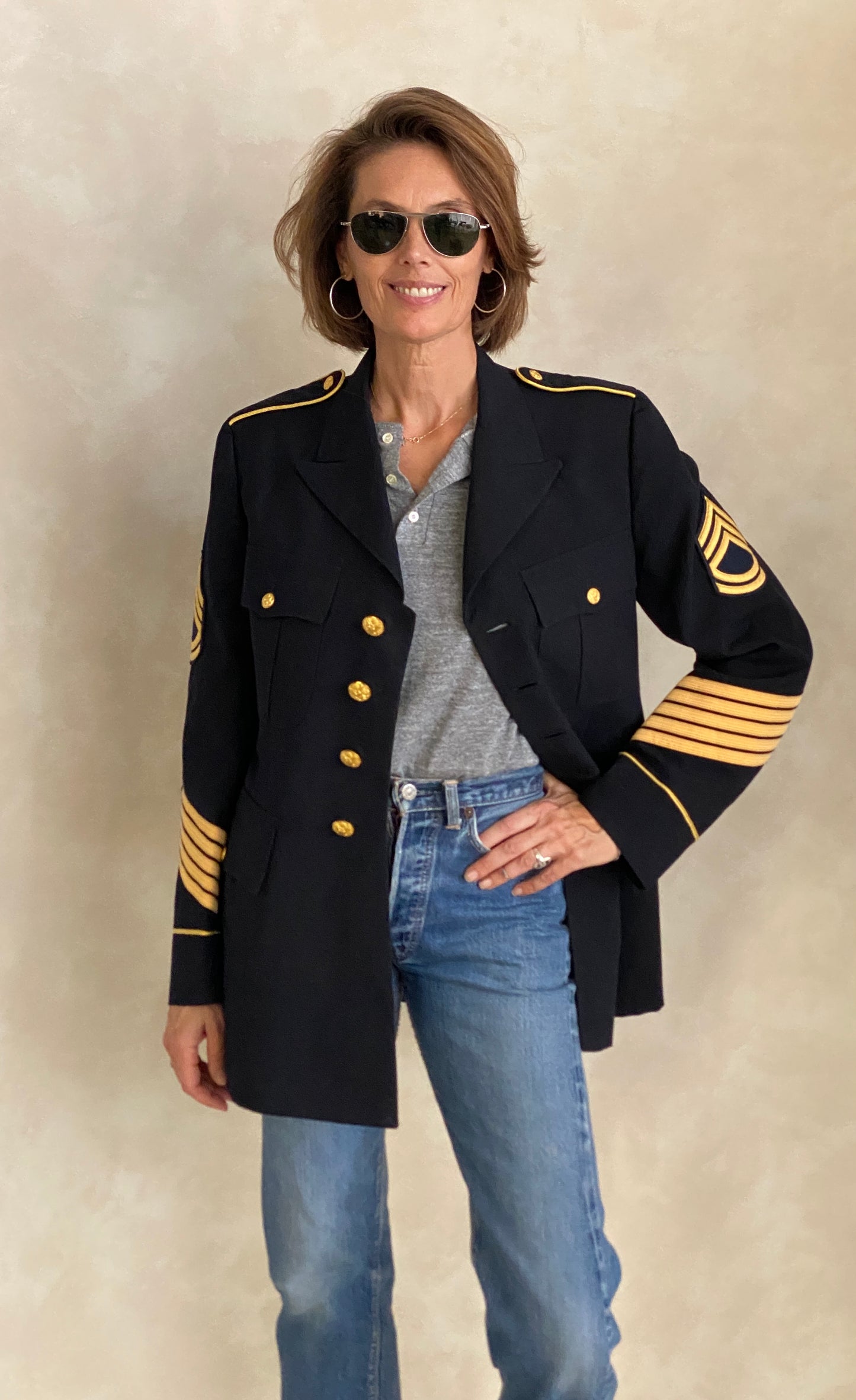 Size 39 Reg. Vintage US army service dress uniform Made in USA - USA Vintage Bcn