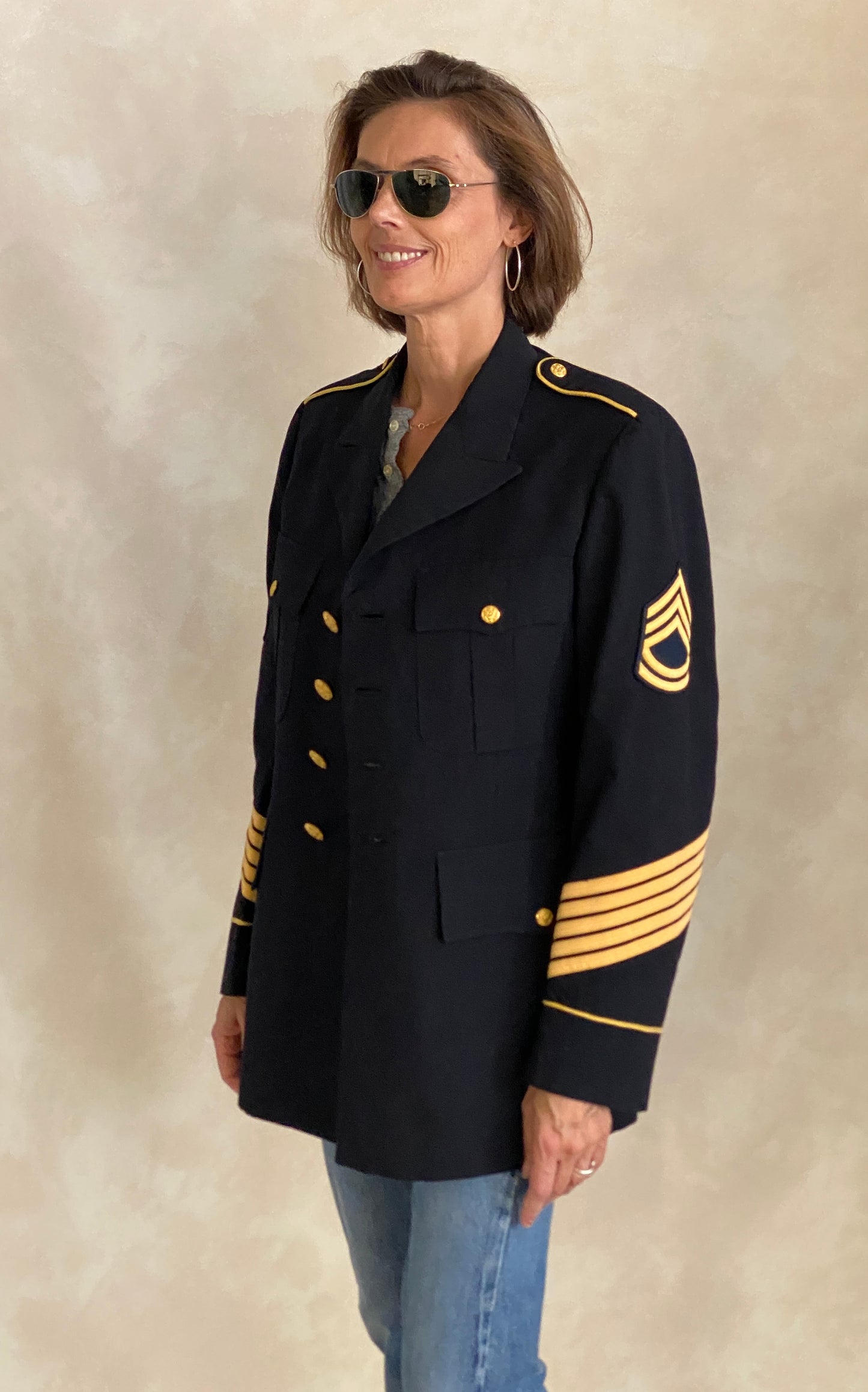 Size 39 Reg. Vintage US army service dress uniform Made in USA - USA Vintage Bcn
