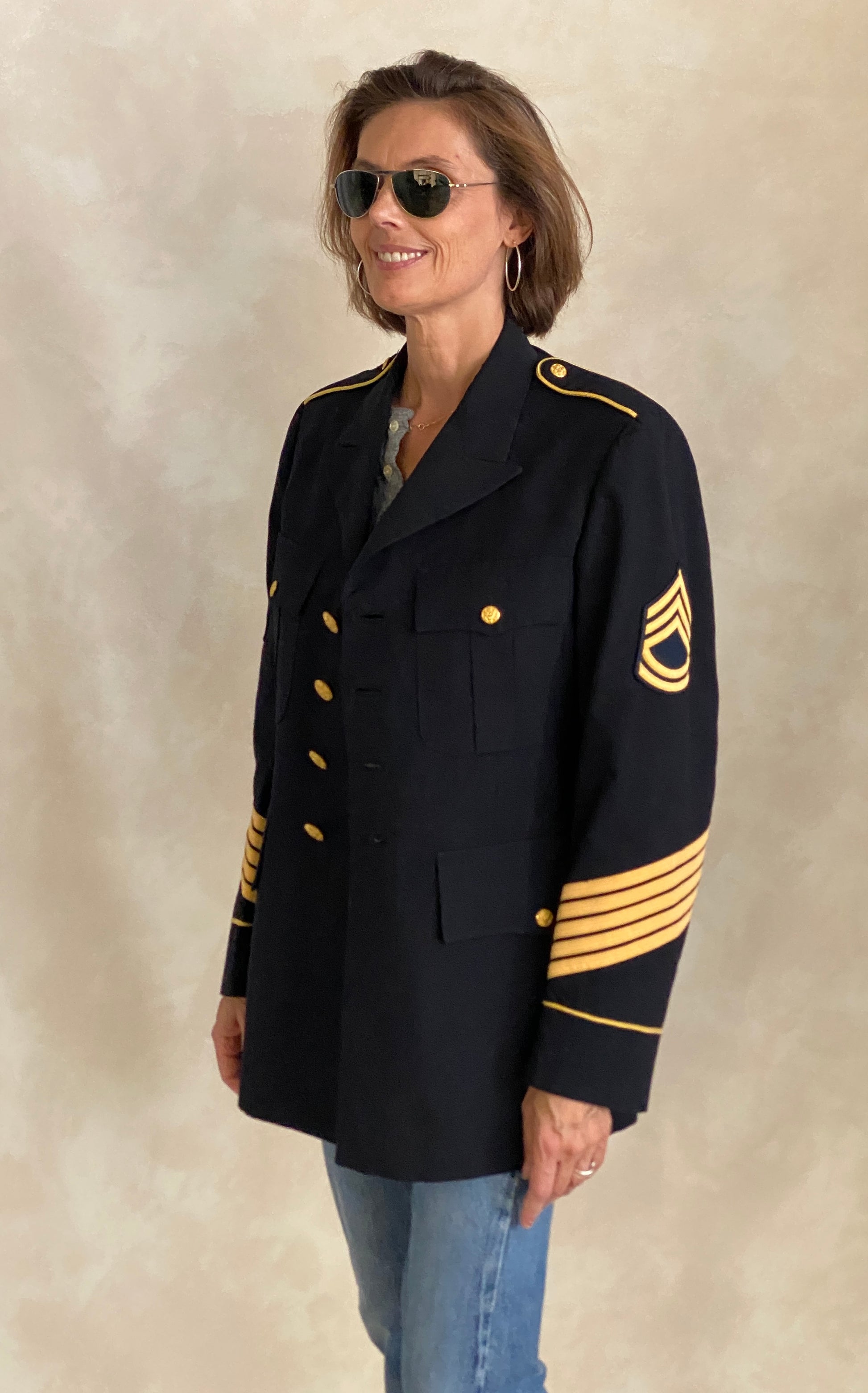Size 39 Reg. Vintage US army service dress uniform Made in USA - USA Vintage Bcn