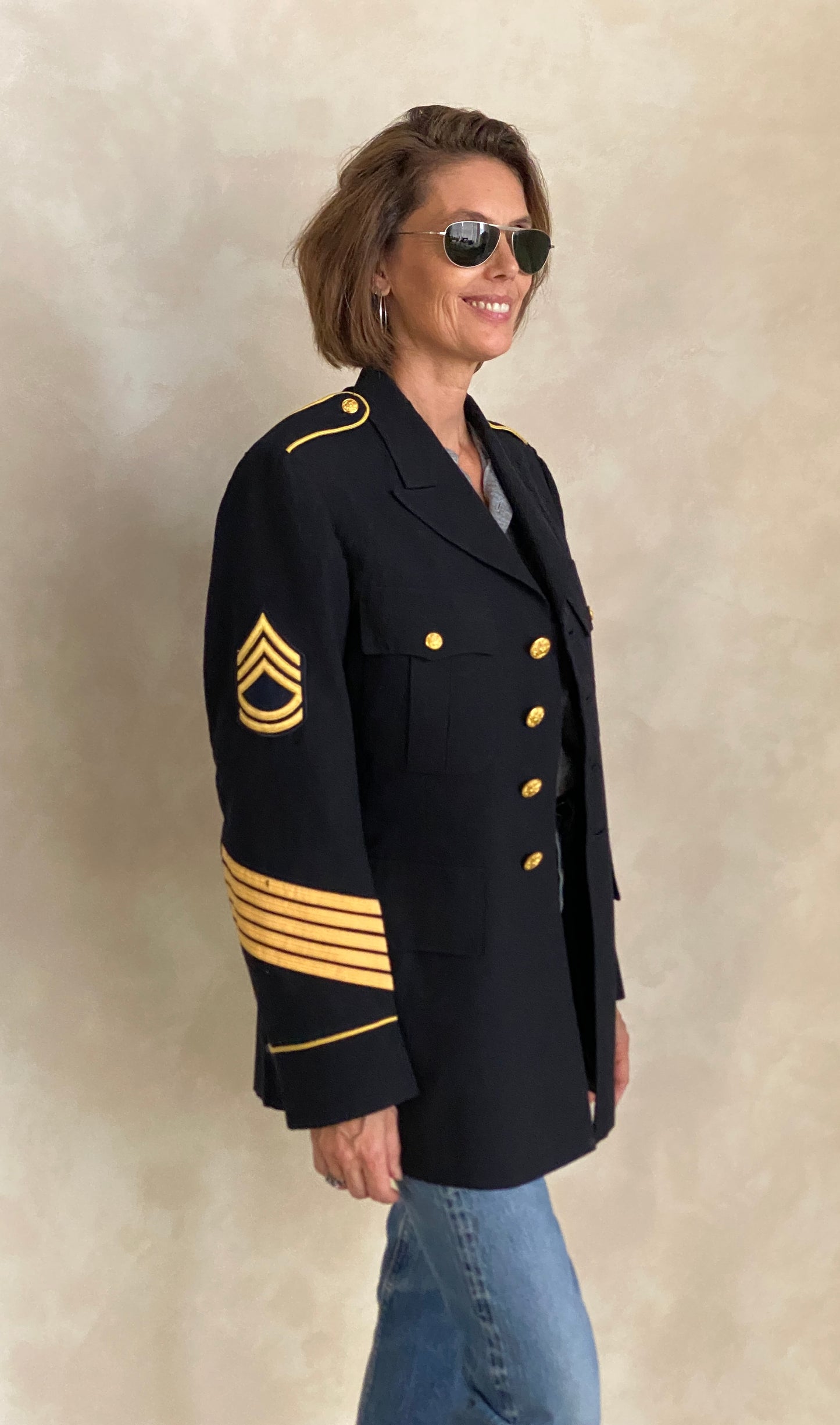 Size 39 Reg. Vintage US army service dress uniform Made in USA - USA Vintage Bcn