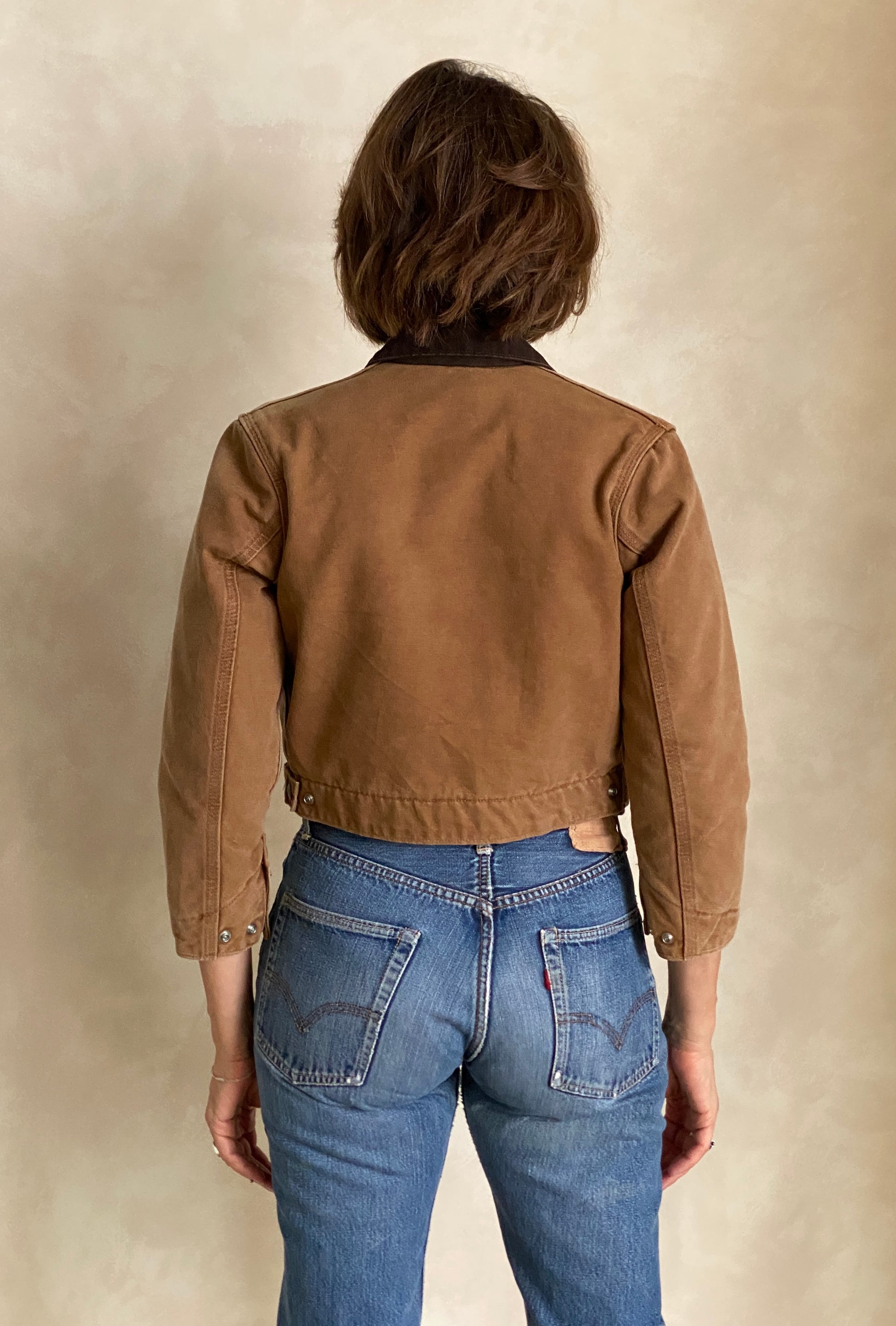 Youth Med. Vintage Carhartt lined jacket Made in USA - USA Vintage Bcn