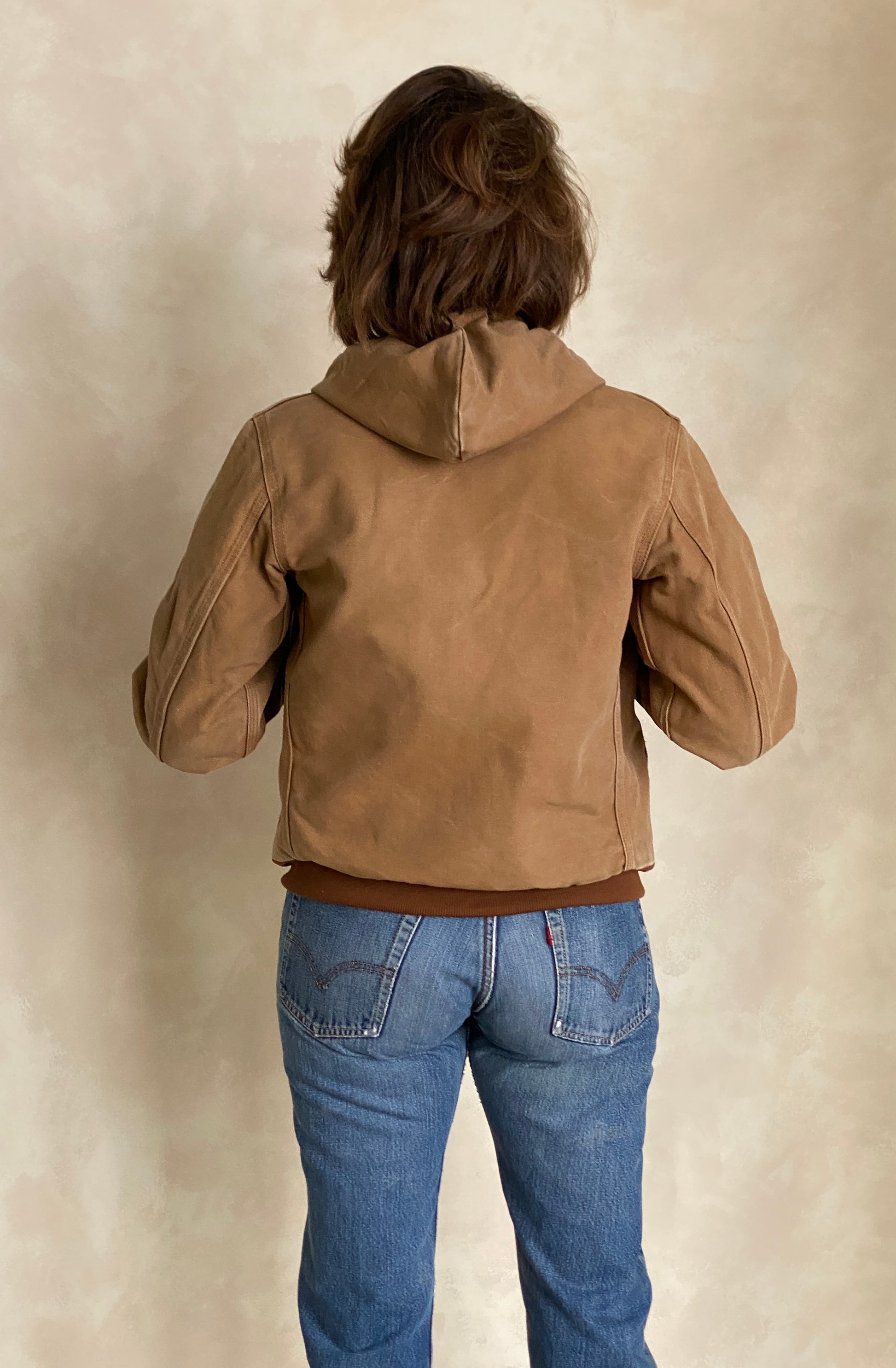 Youth L.Vintage Carhartt hooded jacket Made in Mexico - USA Vintage Bcn