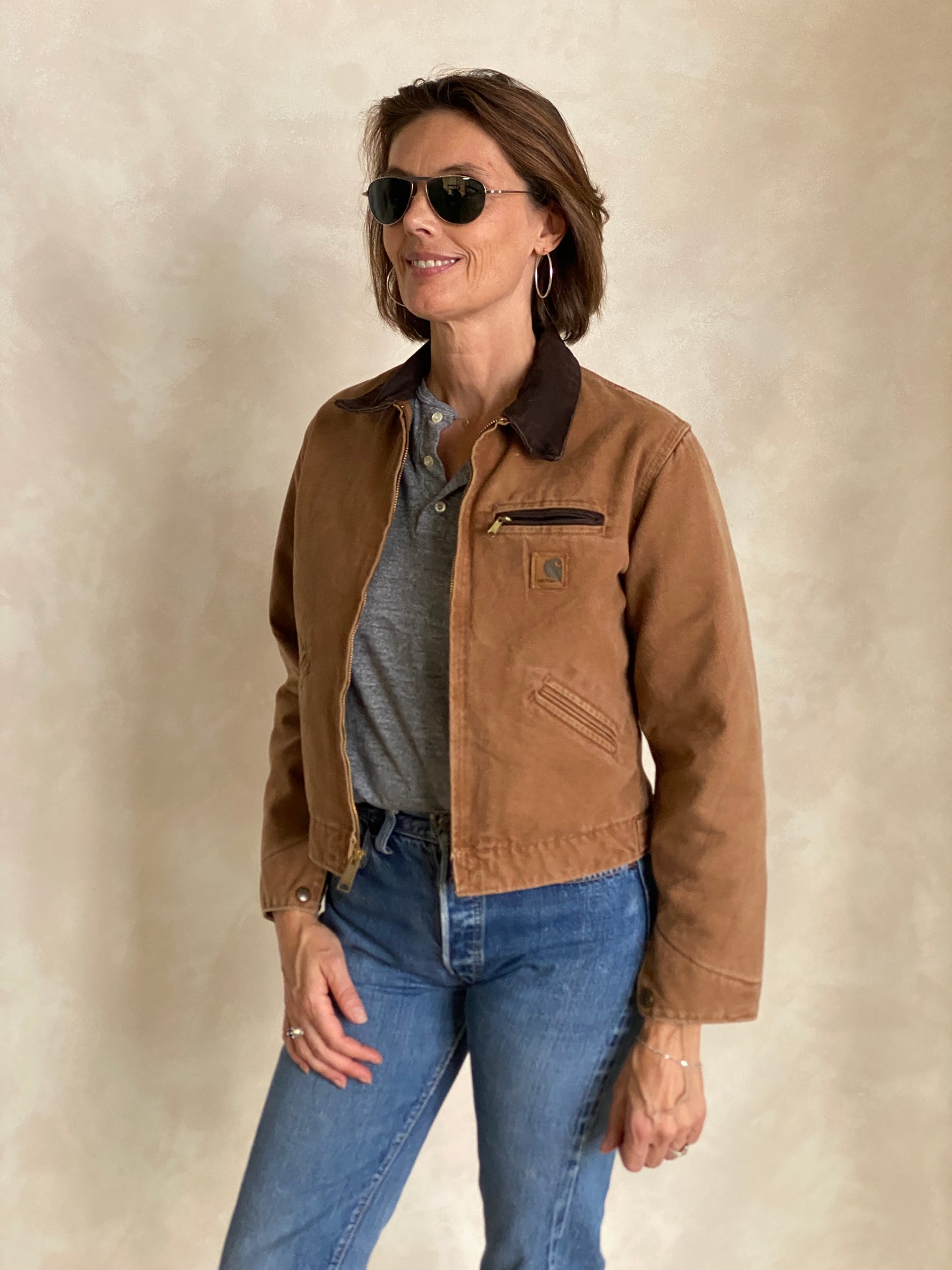 Youth L. Vintage Carhartt Blanket lined jacket Made in USA - USA Vintage Bcn