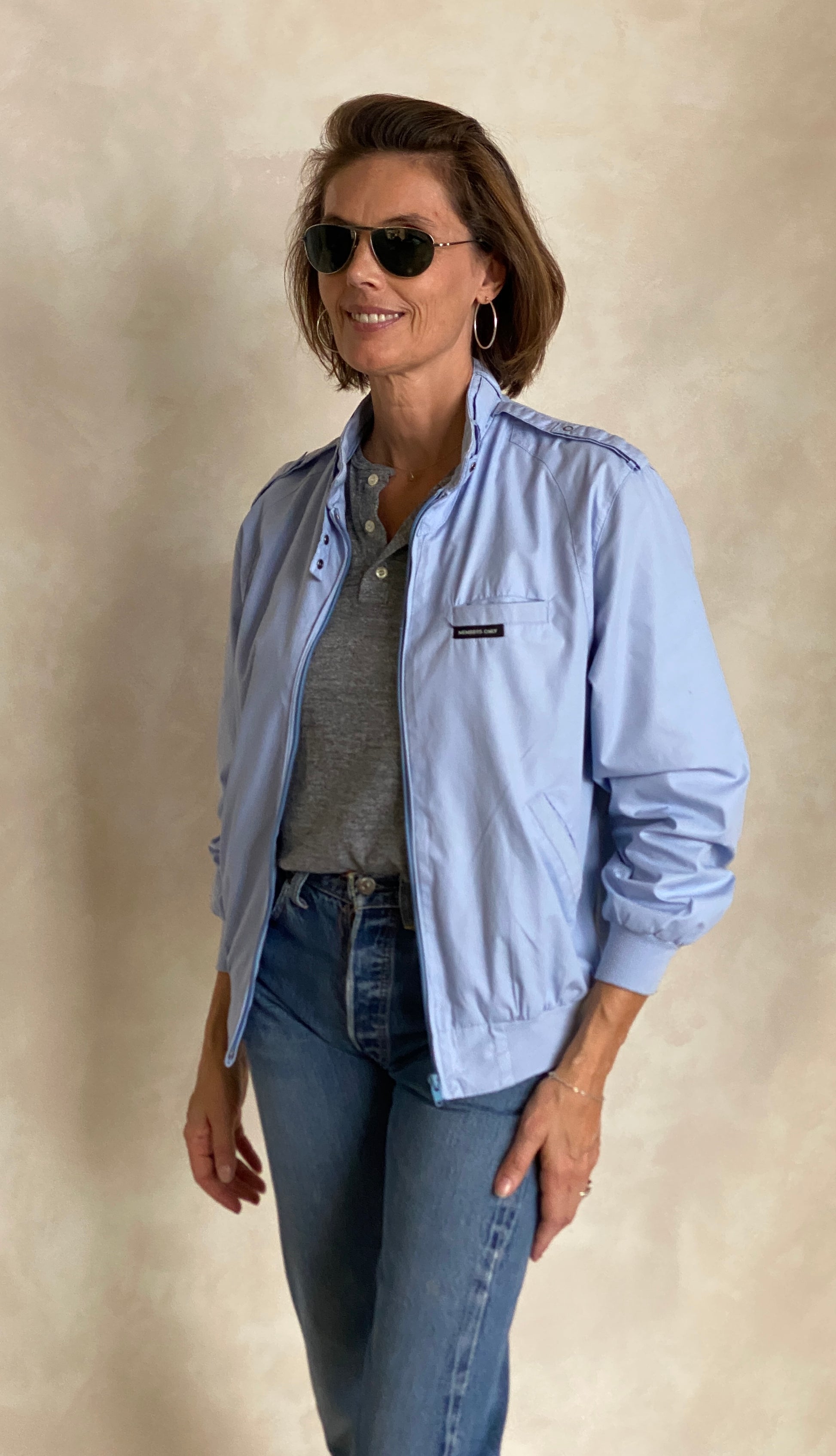 Size 44 US Vintage 80s members Only cotton jacket - USA Vintage Bcn
