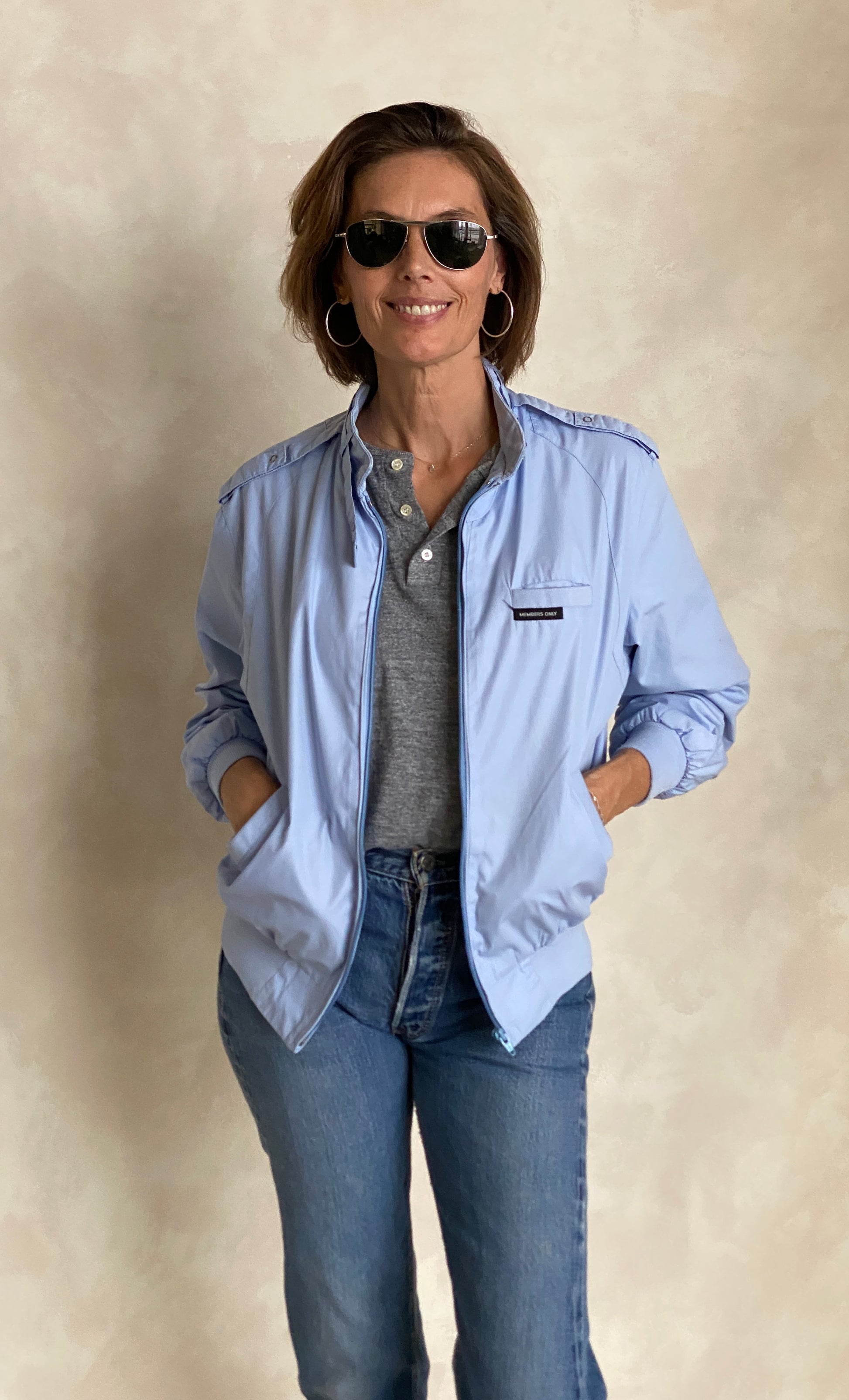 Size 44 US Vintage 80s members Only cotton jacket - USA Vintage Bcn