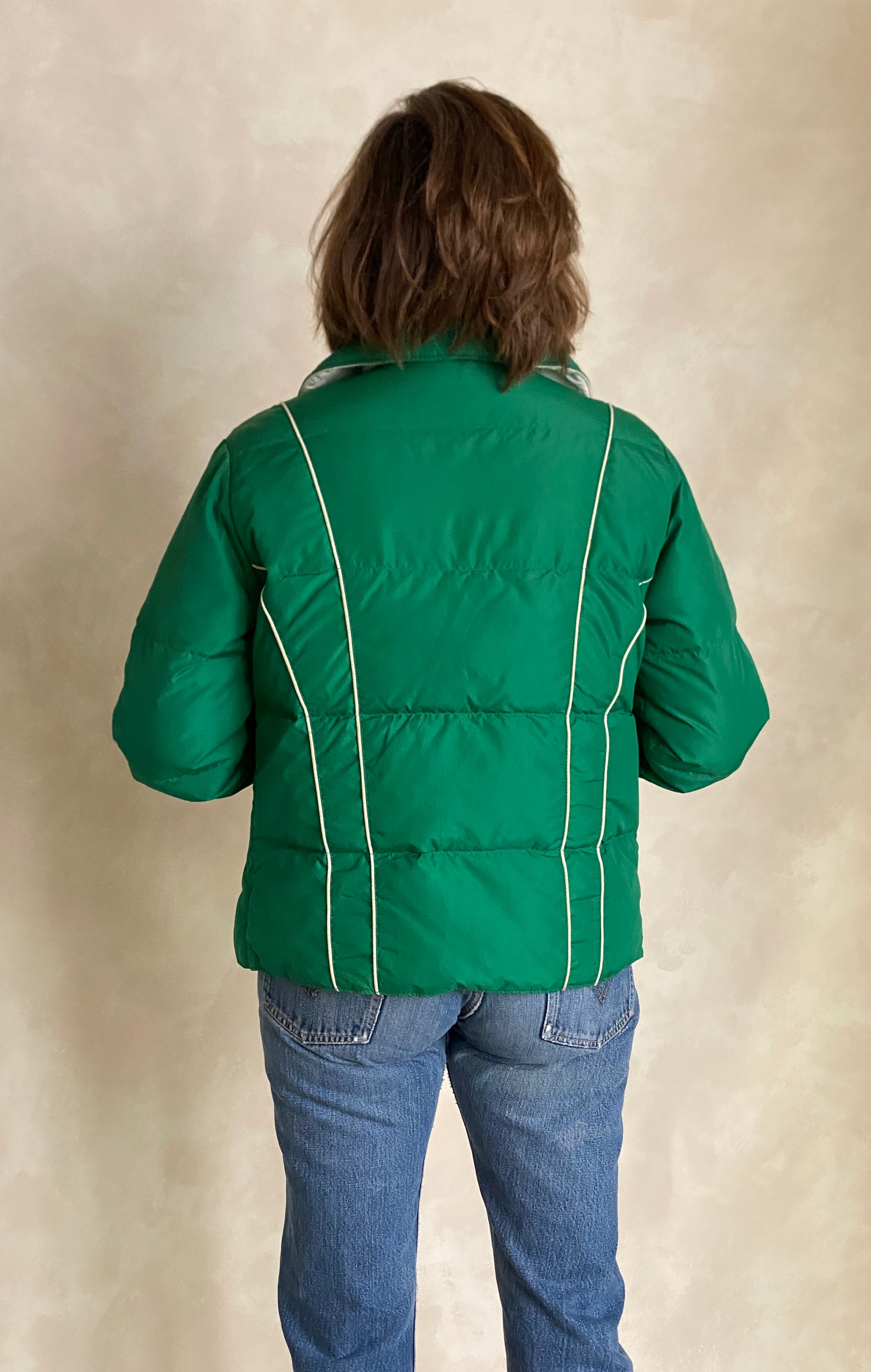 Women size Med. Vintage Down filled ski jacket - USA Vintage Bcn