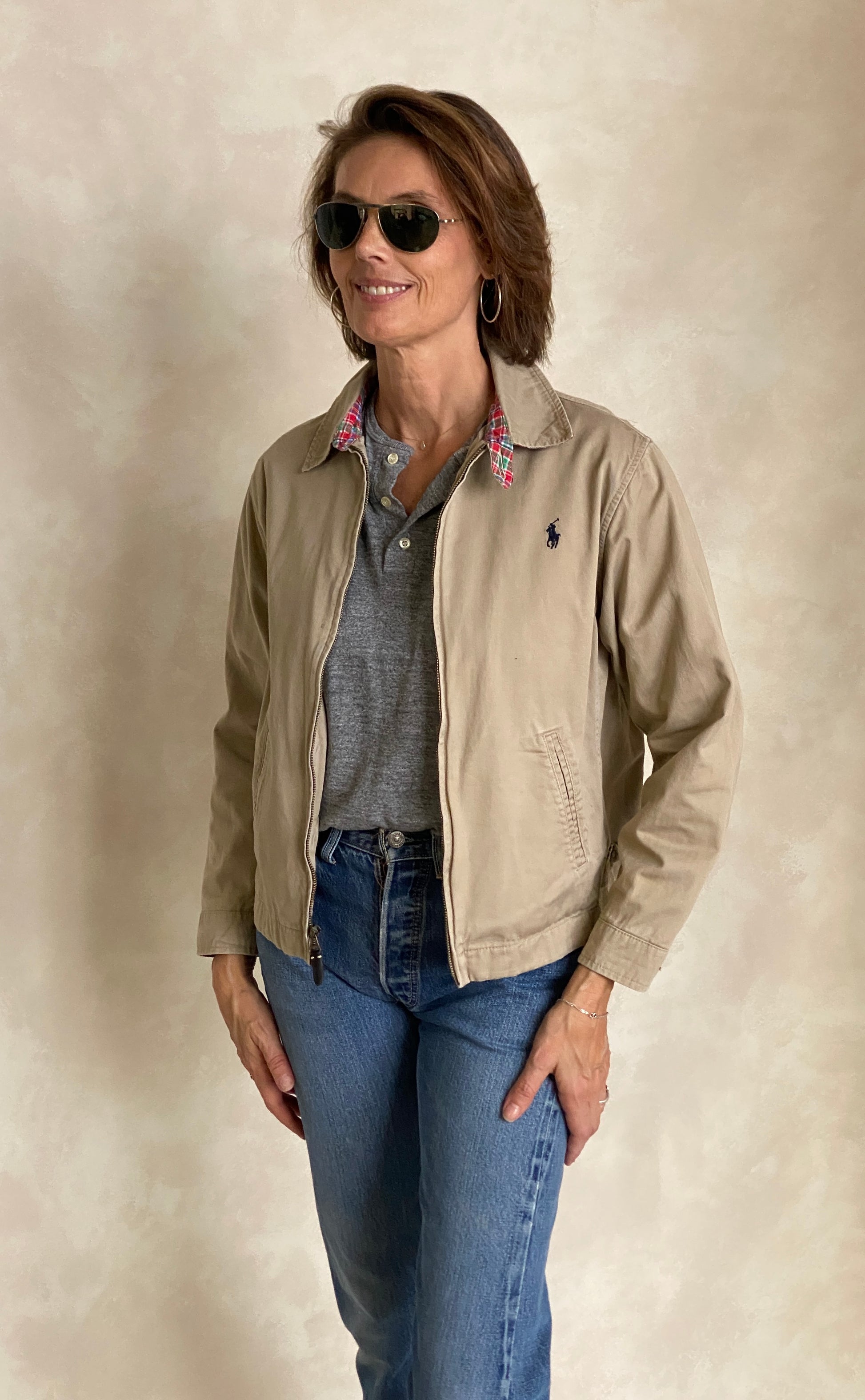 Youth Large . Vintage Ralph Lauren cotton jacket - USA Vintage Bcn