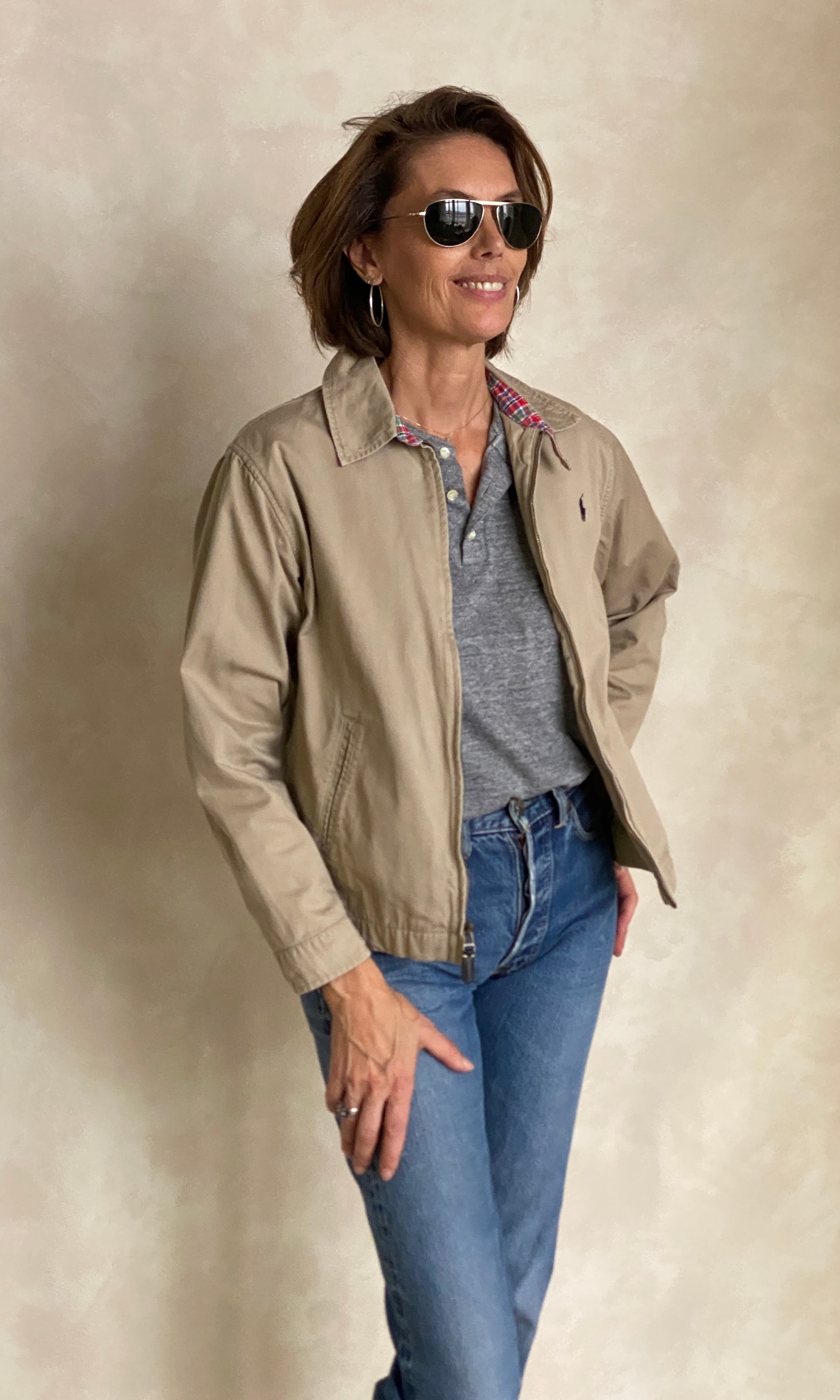 Youth Large . Vintage Ralph Lauren cotton jacket - USA Vintage Bcn
