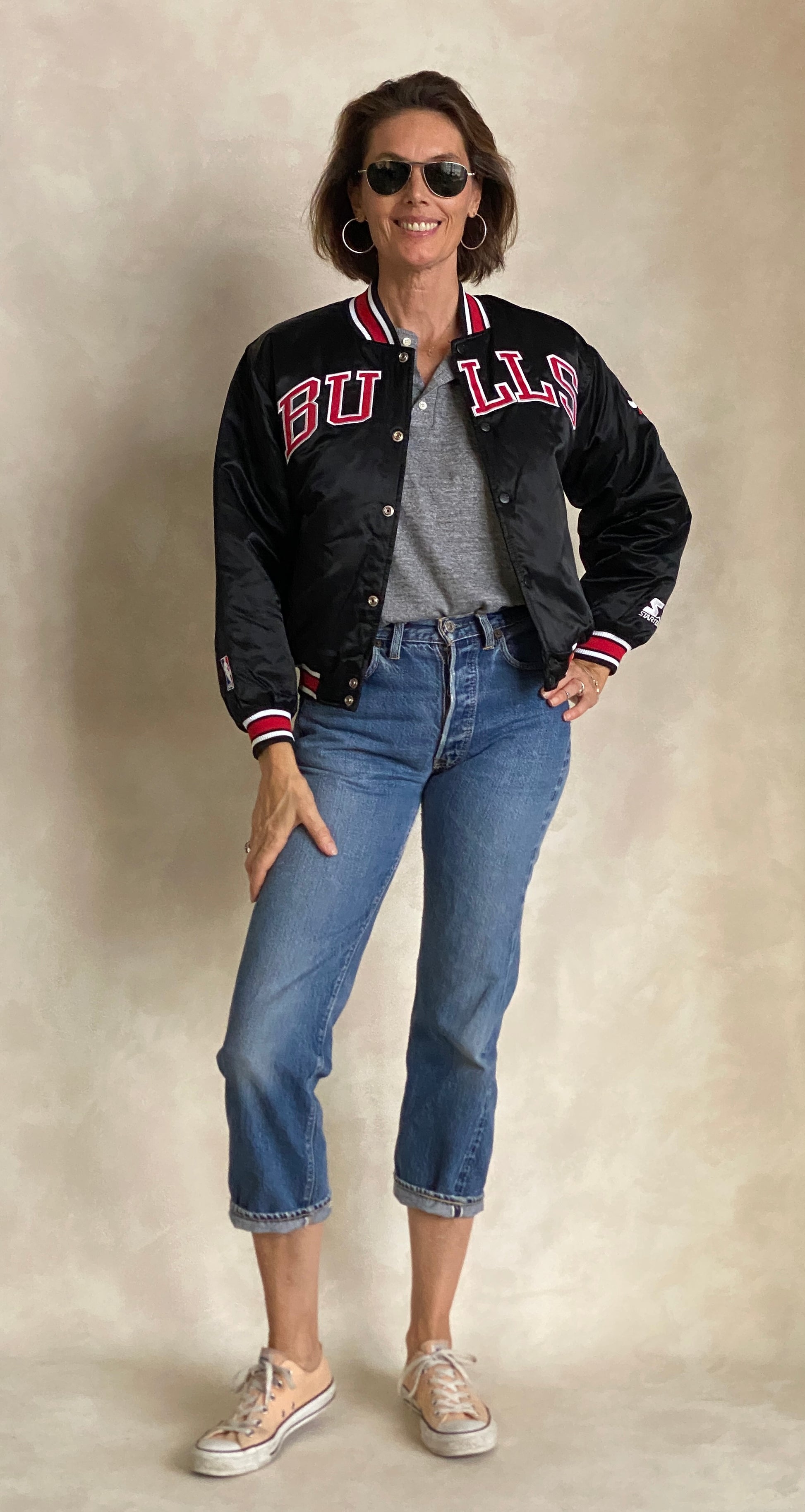 Youth Med . Chicago bulls Starter jacket - USA Vintage Bcn