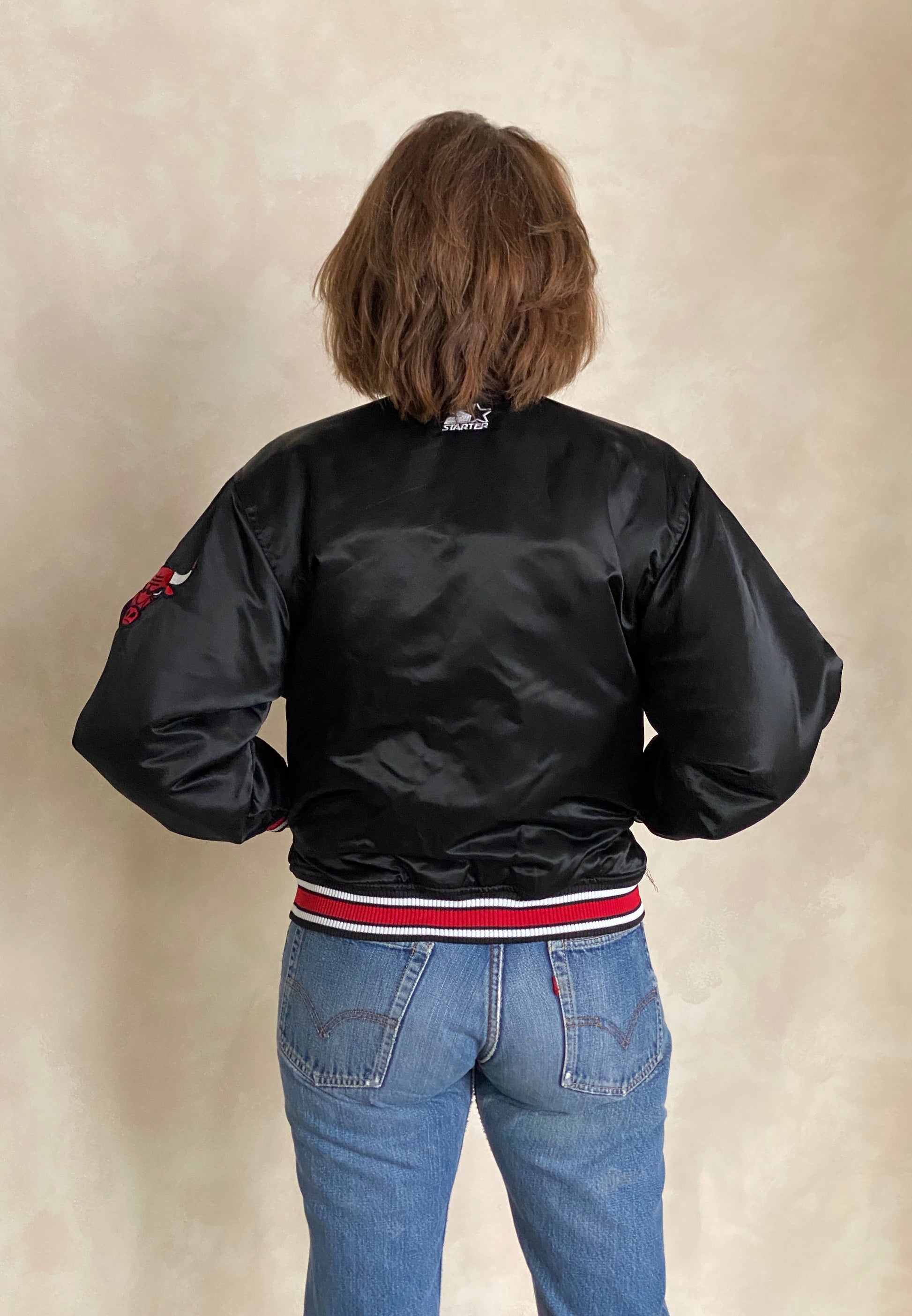 Youth Med . Chicago bulls Starter jacket - USA Vintage Bcn