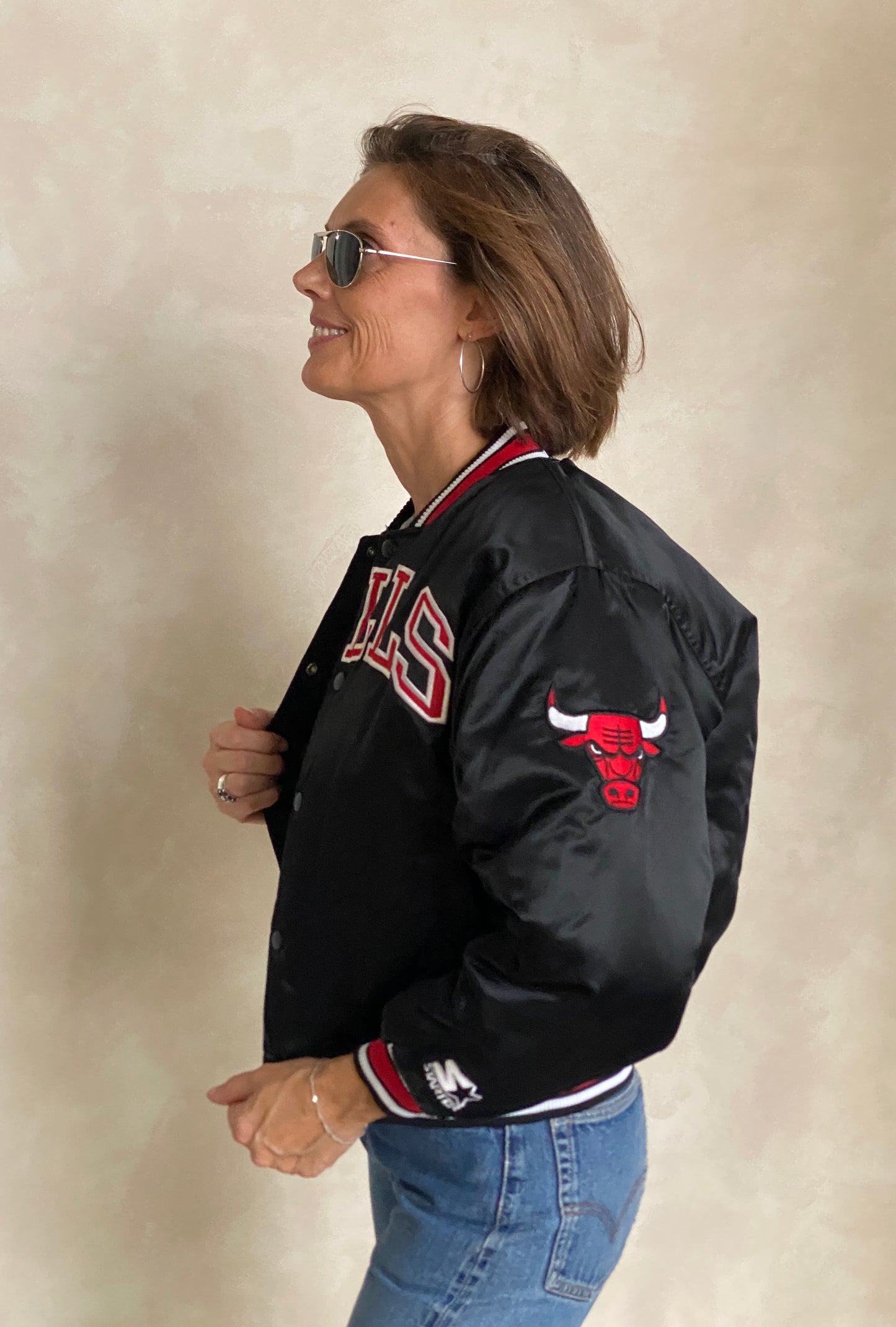 Youth Med . Chicago bulls Starter jacket - USA Vintage Bcn