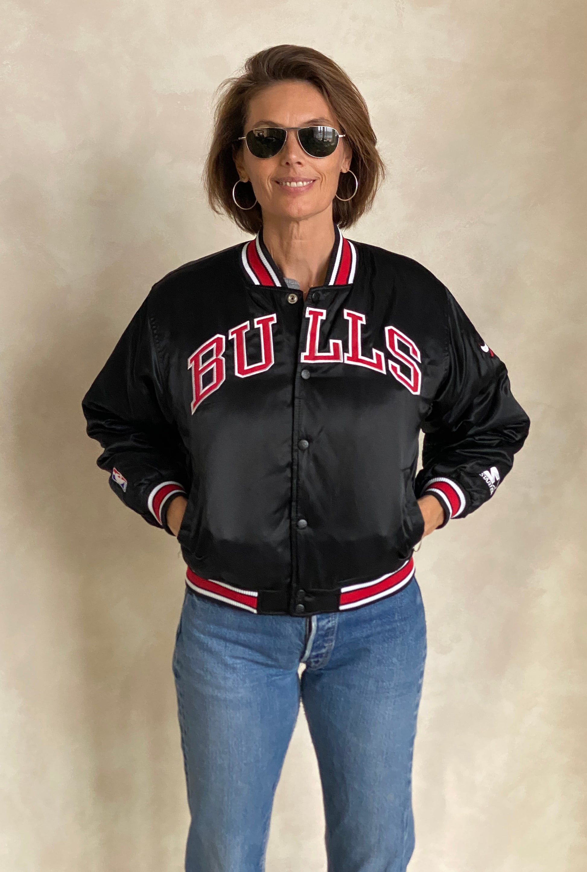 Youth Med . Chicago bulls Starter jacket - USA Vintage Bcn