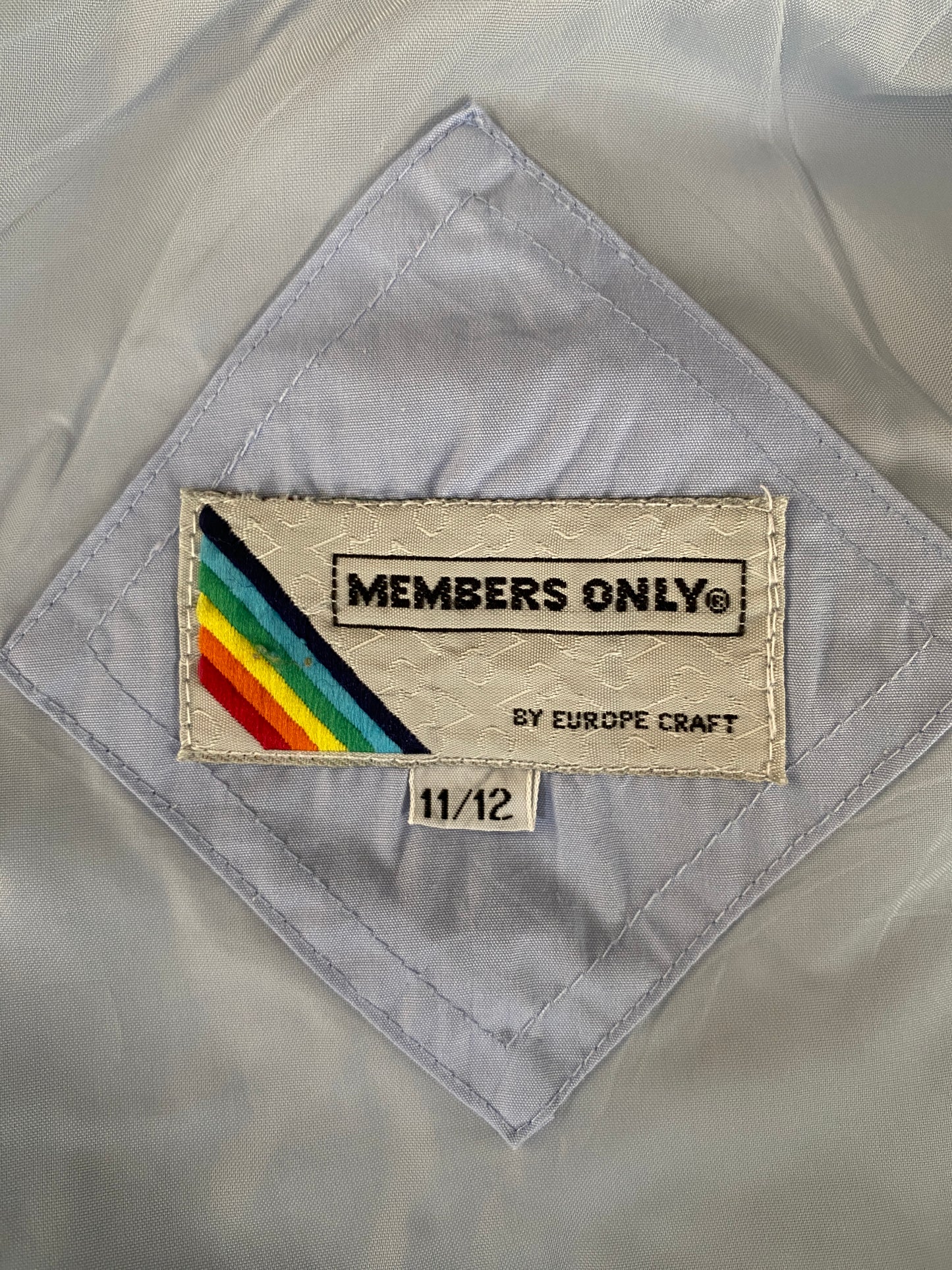 Size 44 US Vintage 80s members Only cotton jacket - USA Vintage Bcn