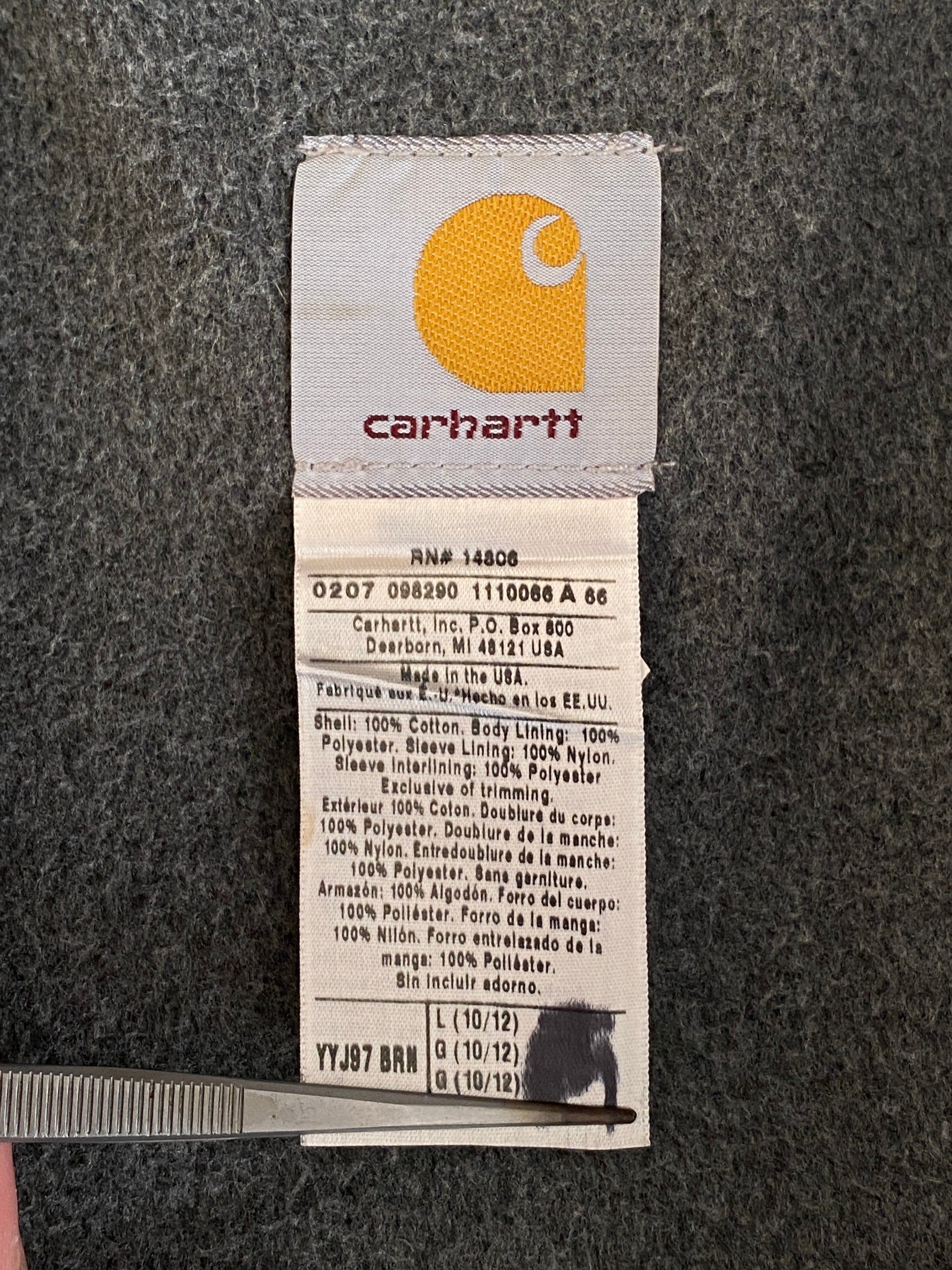 Youth L. Vintage Carhartt Blanket lined jacket Made in USA - USA Vintage Bcn