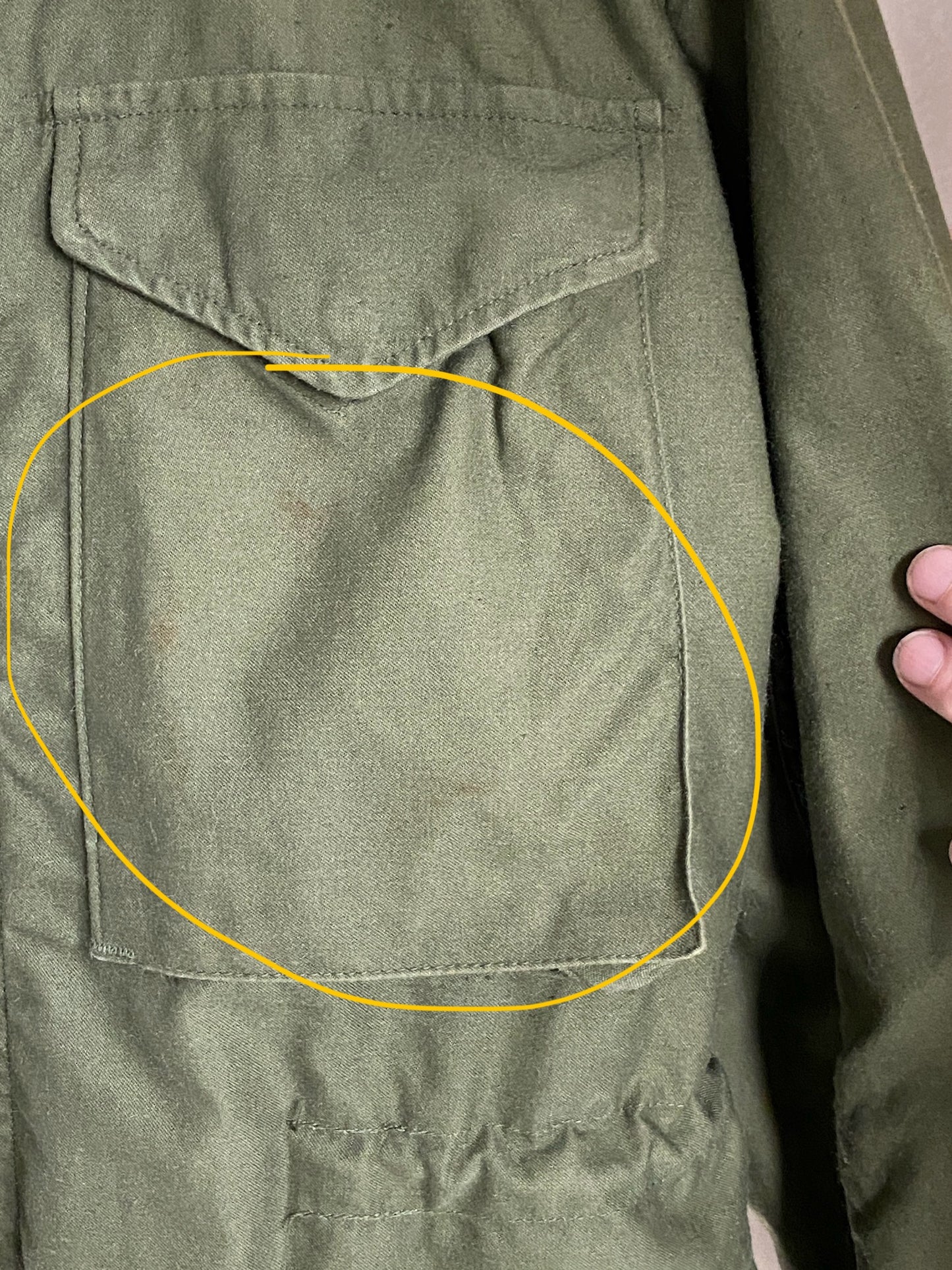 Small Short 1975 vintage US military M-65 field jacket - USA Vintage Bcn