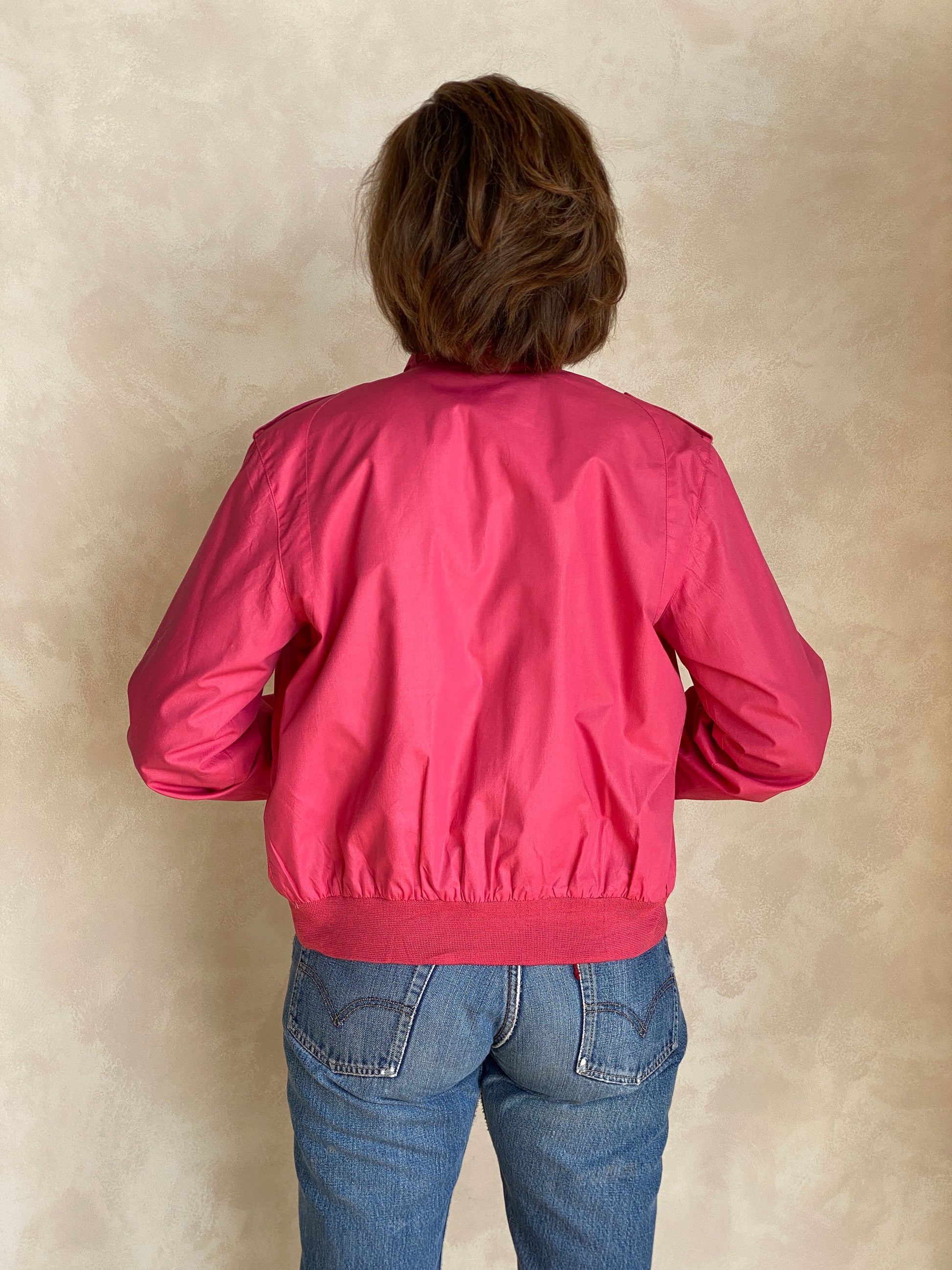 Size Women 9/10. Vintage 80s Members Only Cotton Jacket - USA Vintage Bcn