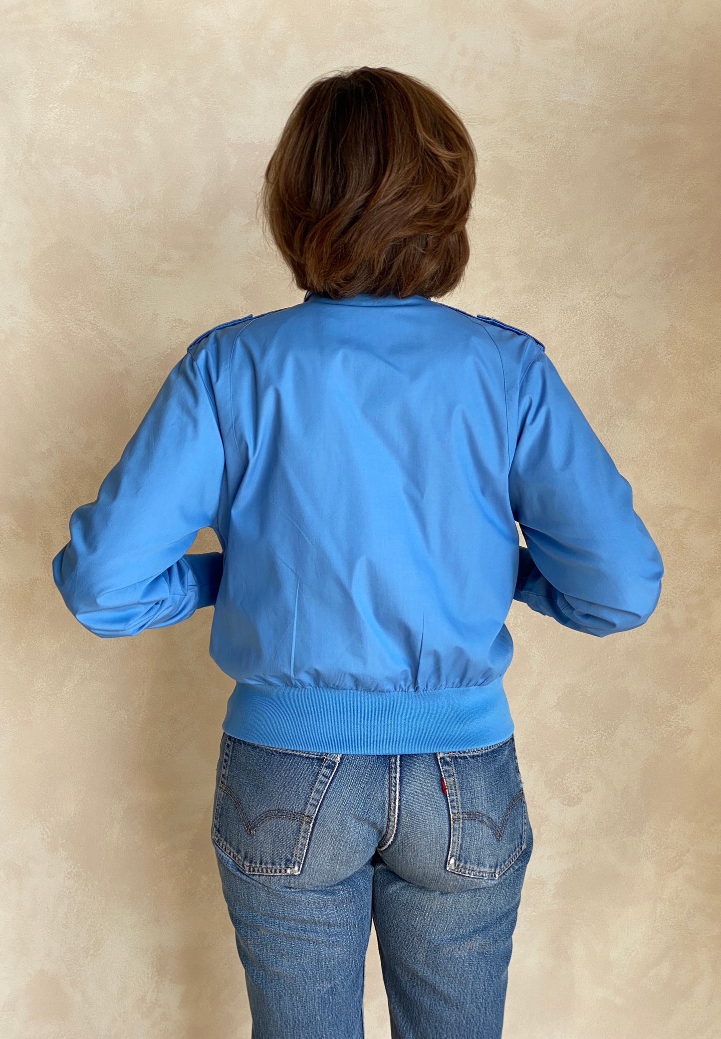 Size Women Small. Vintage 80s Members Only Cotton Jacket - USA Vintage Bcn