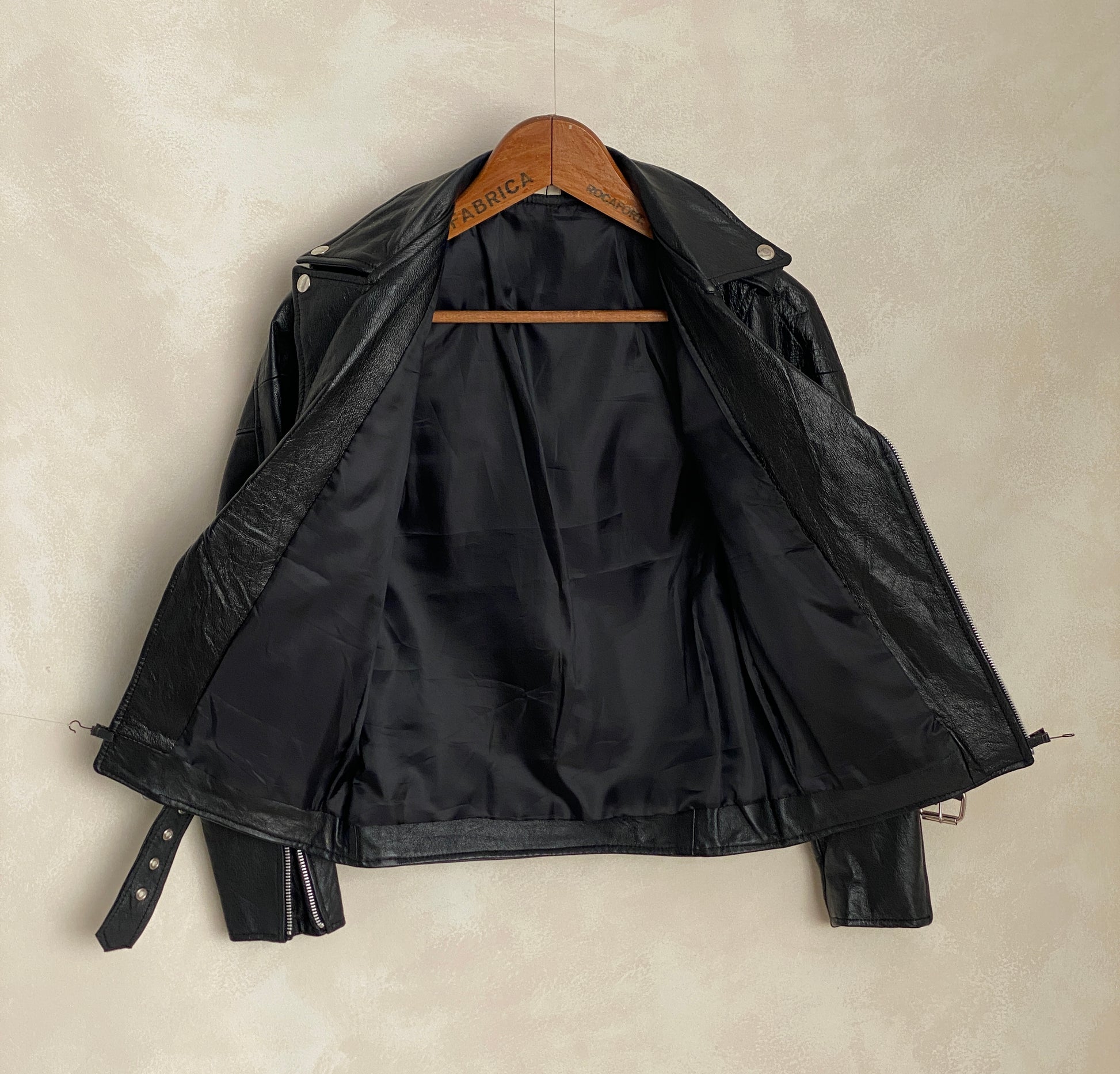 Size XS. women motorcycle jacket / soft leather - USA Vintage Bcn