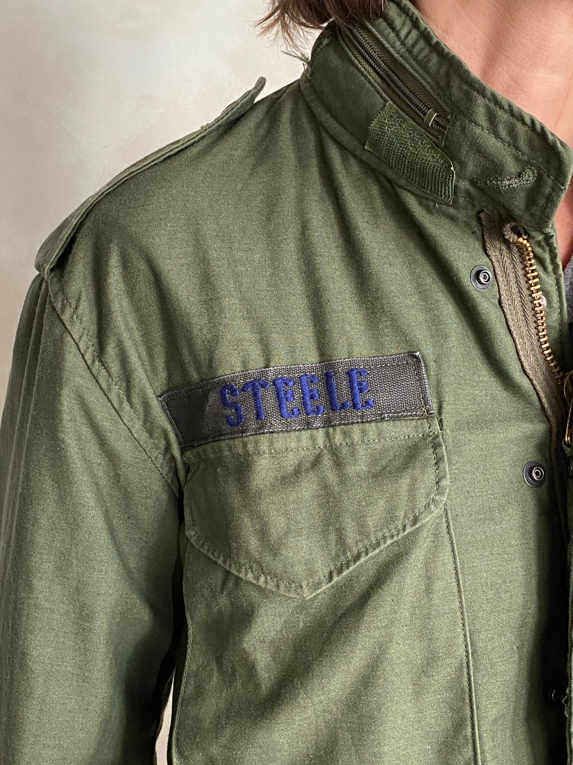 X Small Short. Authentic 80s US M-65 field jacket Military - USA Vintage Bcn